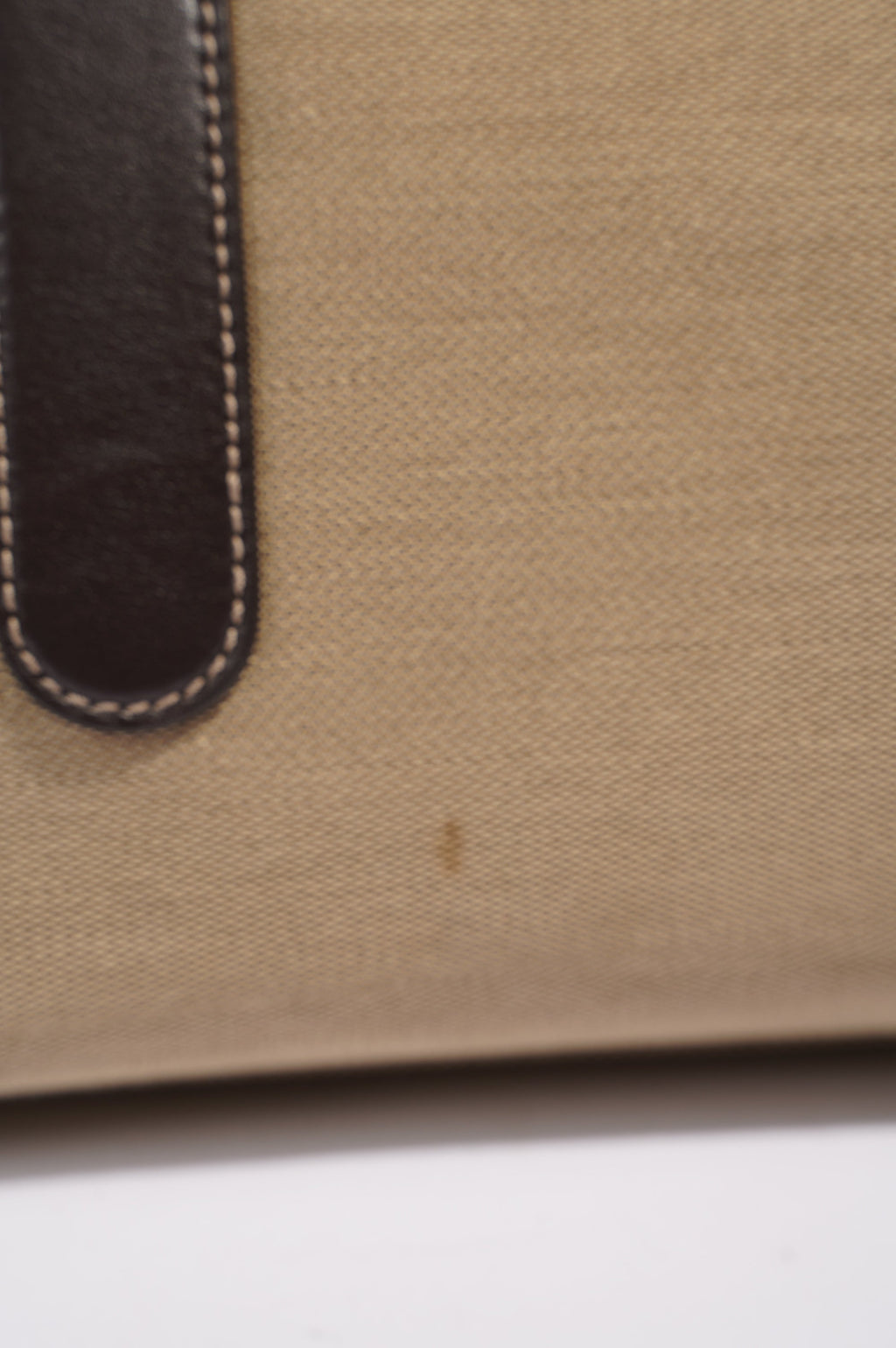 Gucci Canvas Boston Bag Beige / Brown