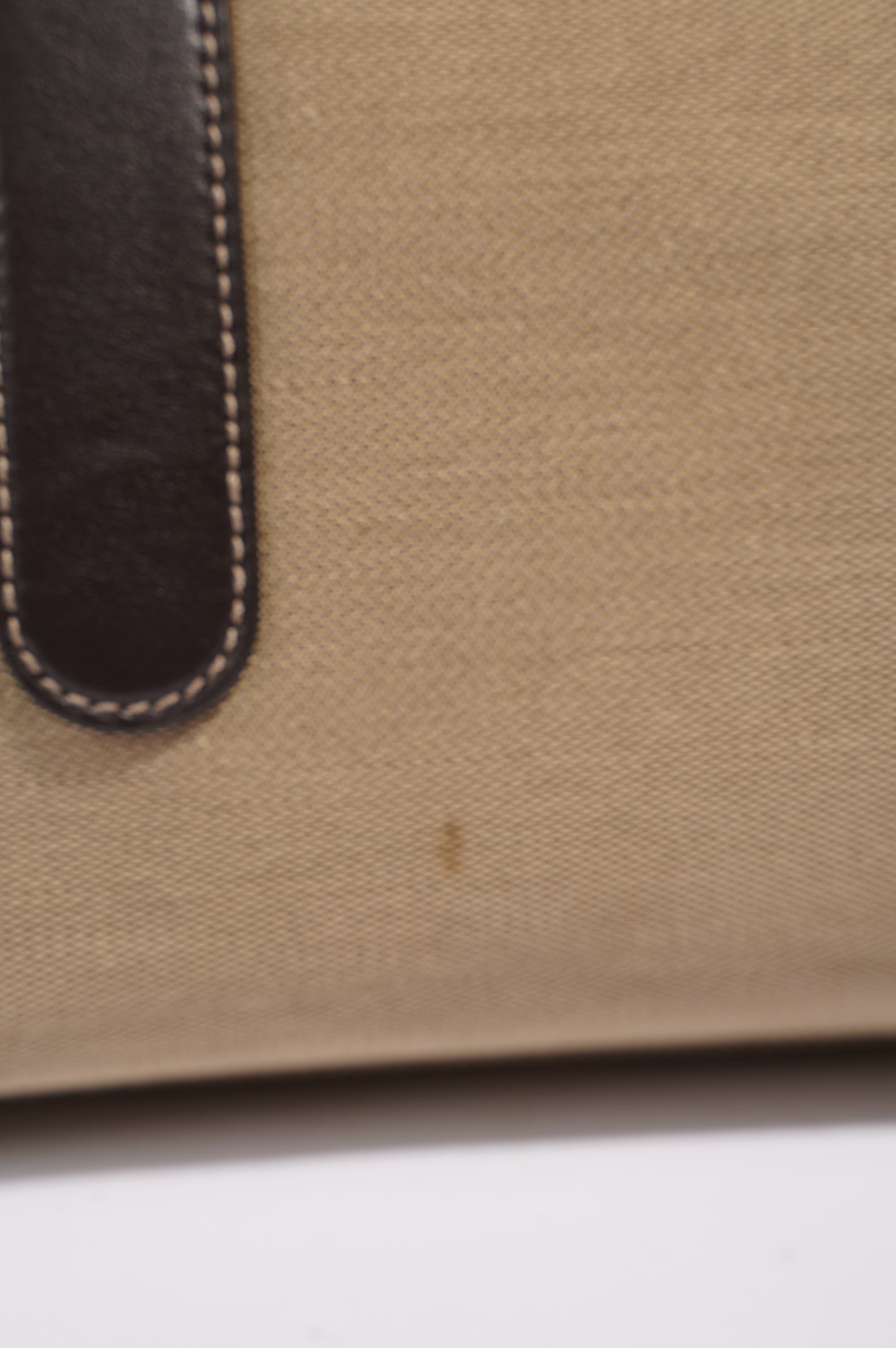 Gucci Canvas Boston Bag Beige / Brown