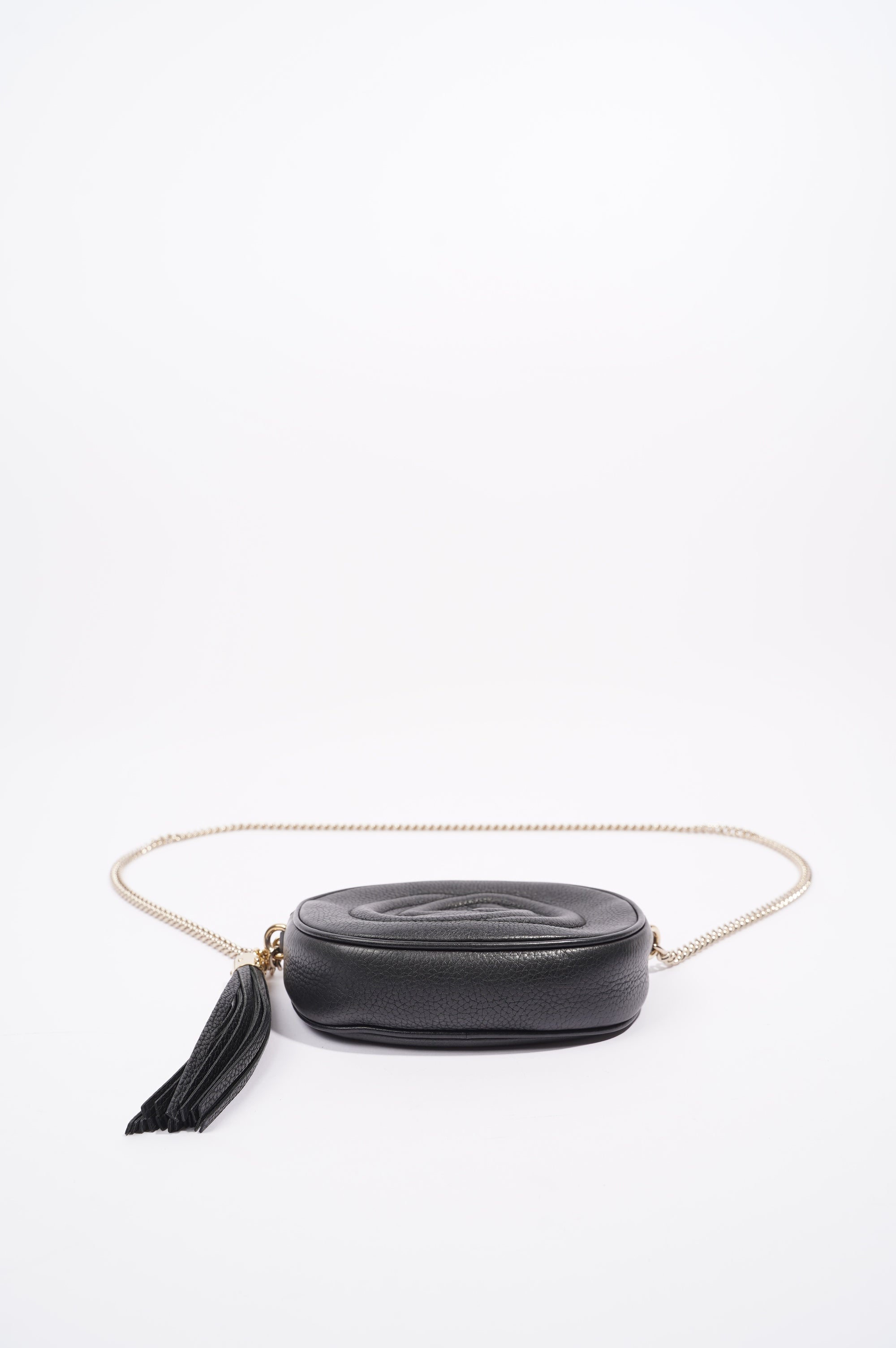 Gucci Womens Soho Chain Bag Black Mini