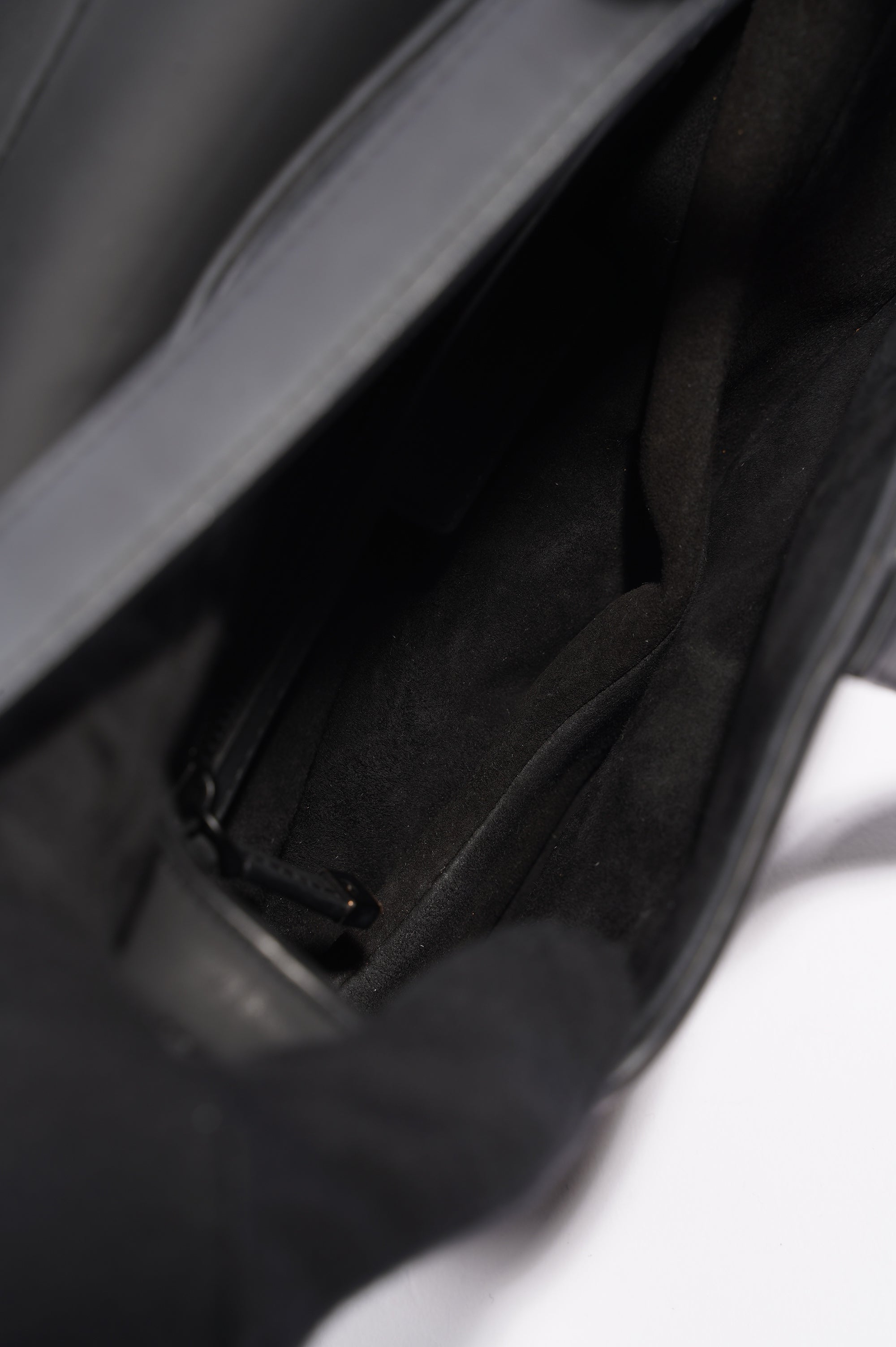 Christian Dior Saddle Bag Black Leather