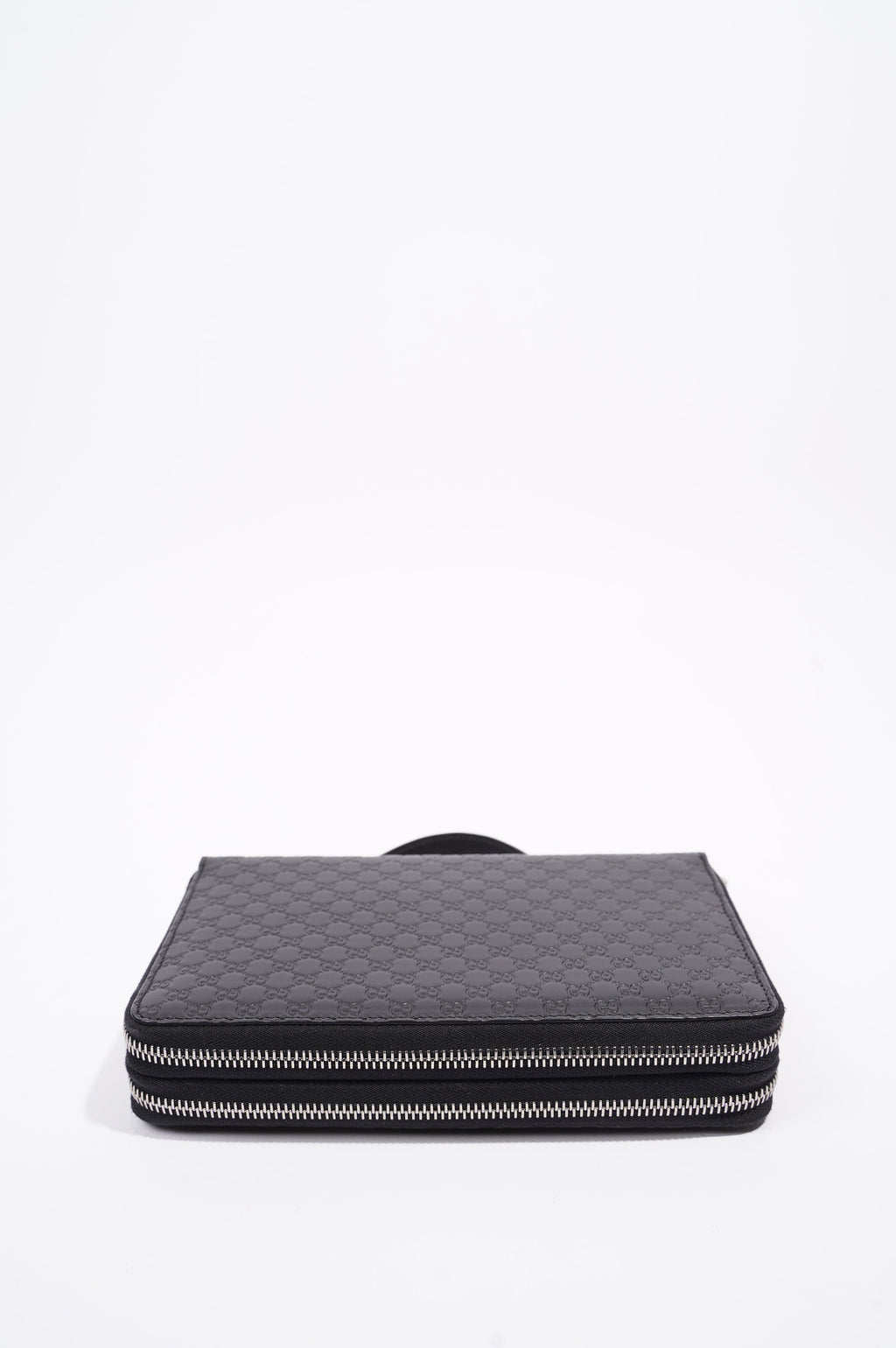 Gucci Mens Microssima Zipper Wallet Black