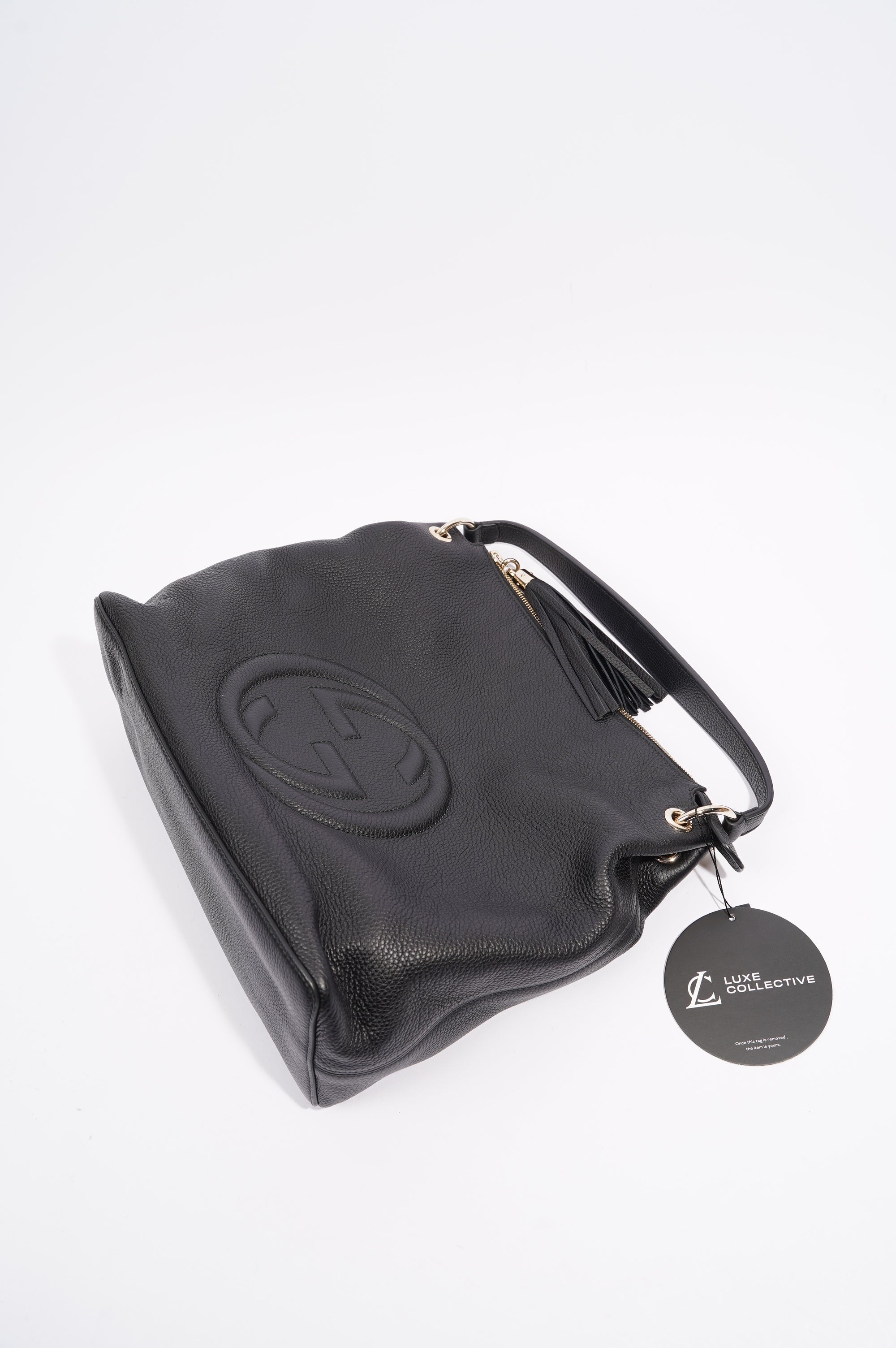 Gucci Womens Soho Shoulder Bag Black