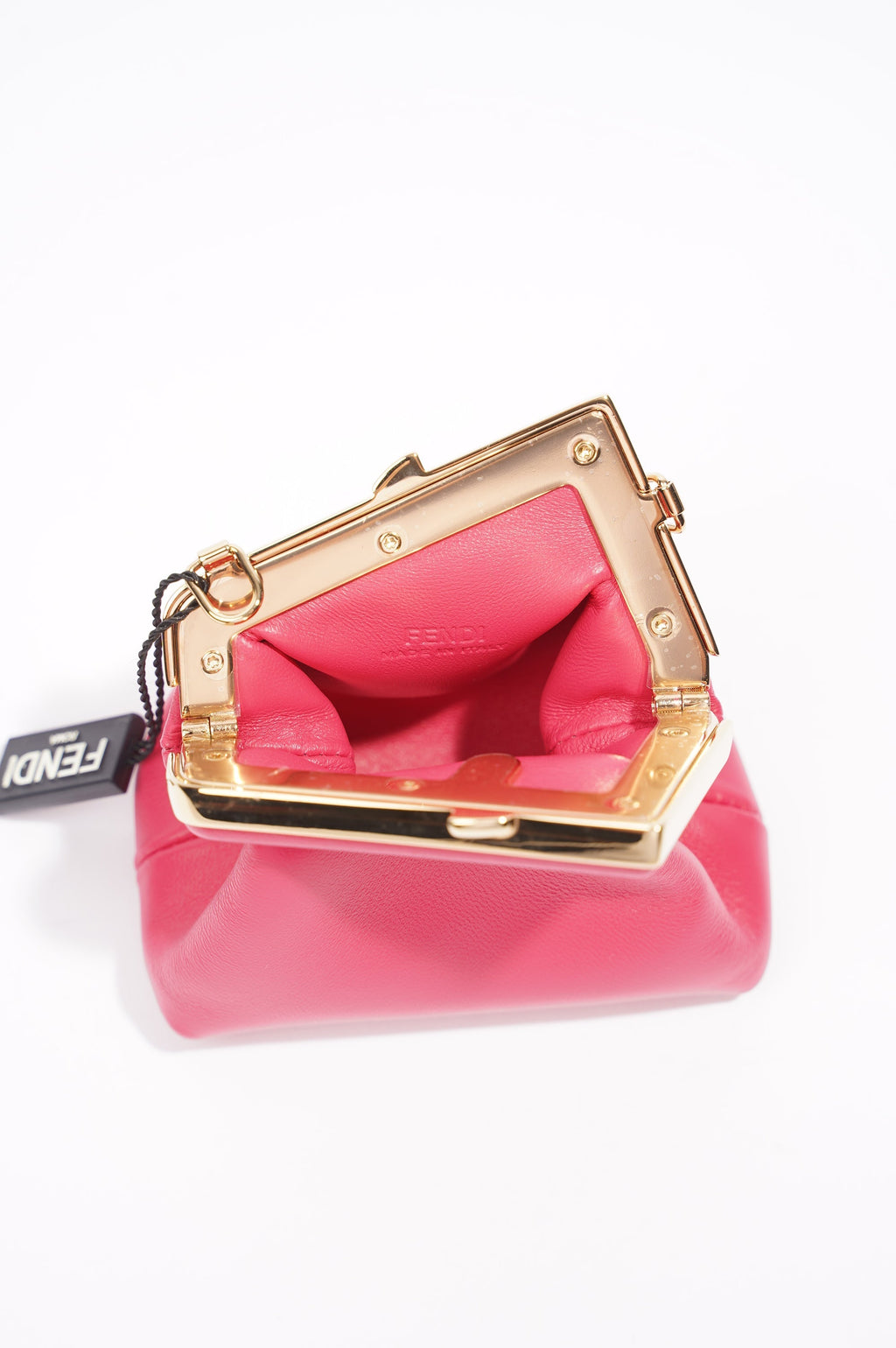Fendi Fendi First Charm Pink Leather Nano