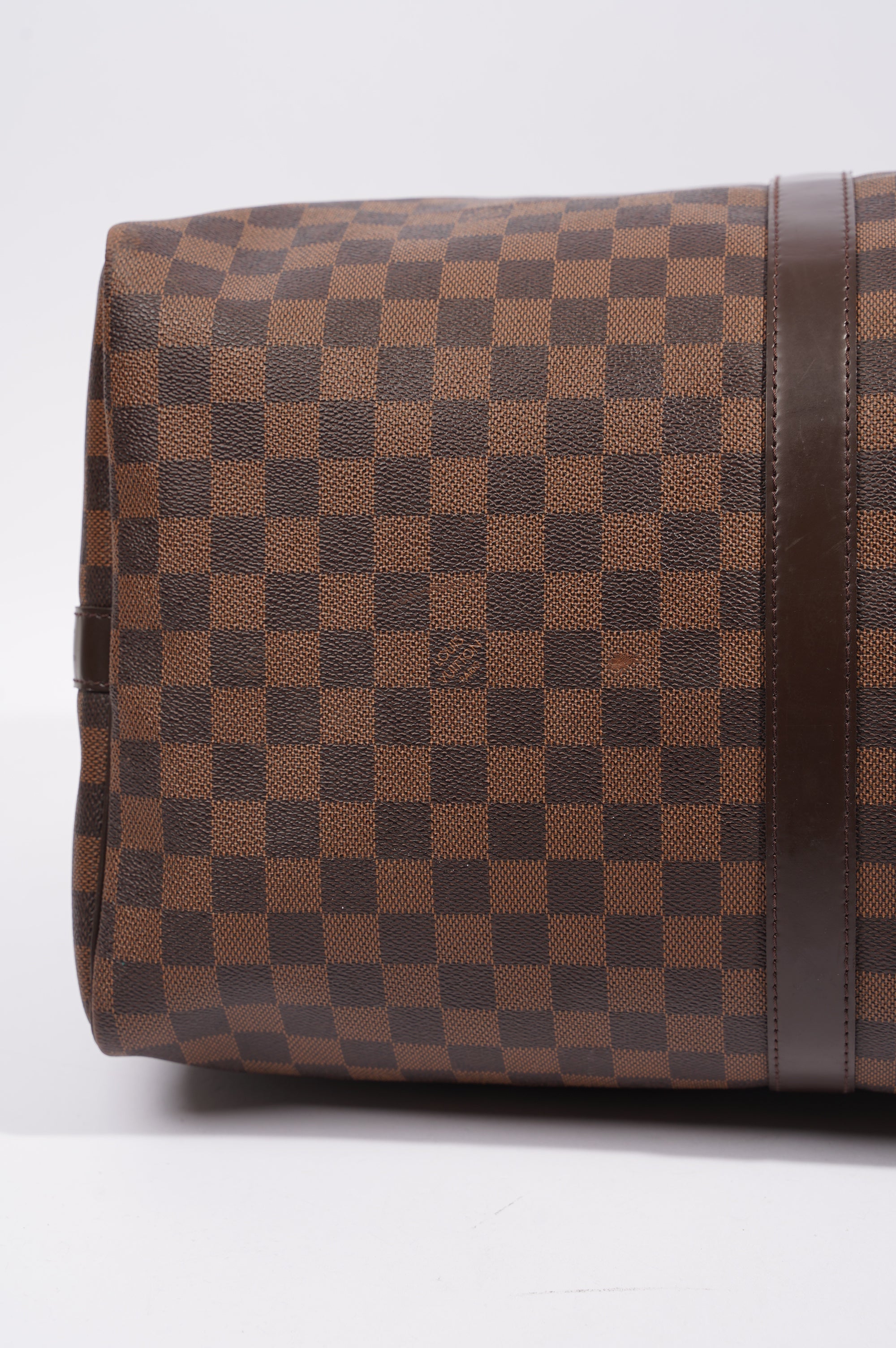 Louis Vuitton Womens Keepall Bandouliere Damier Ebene 55