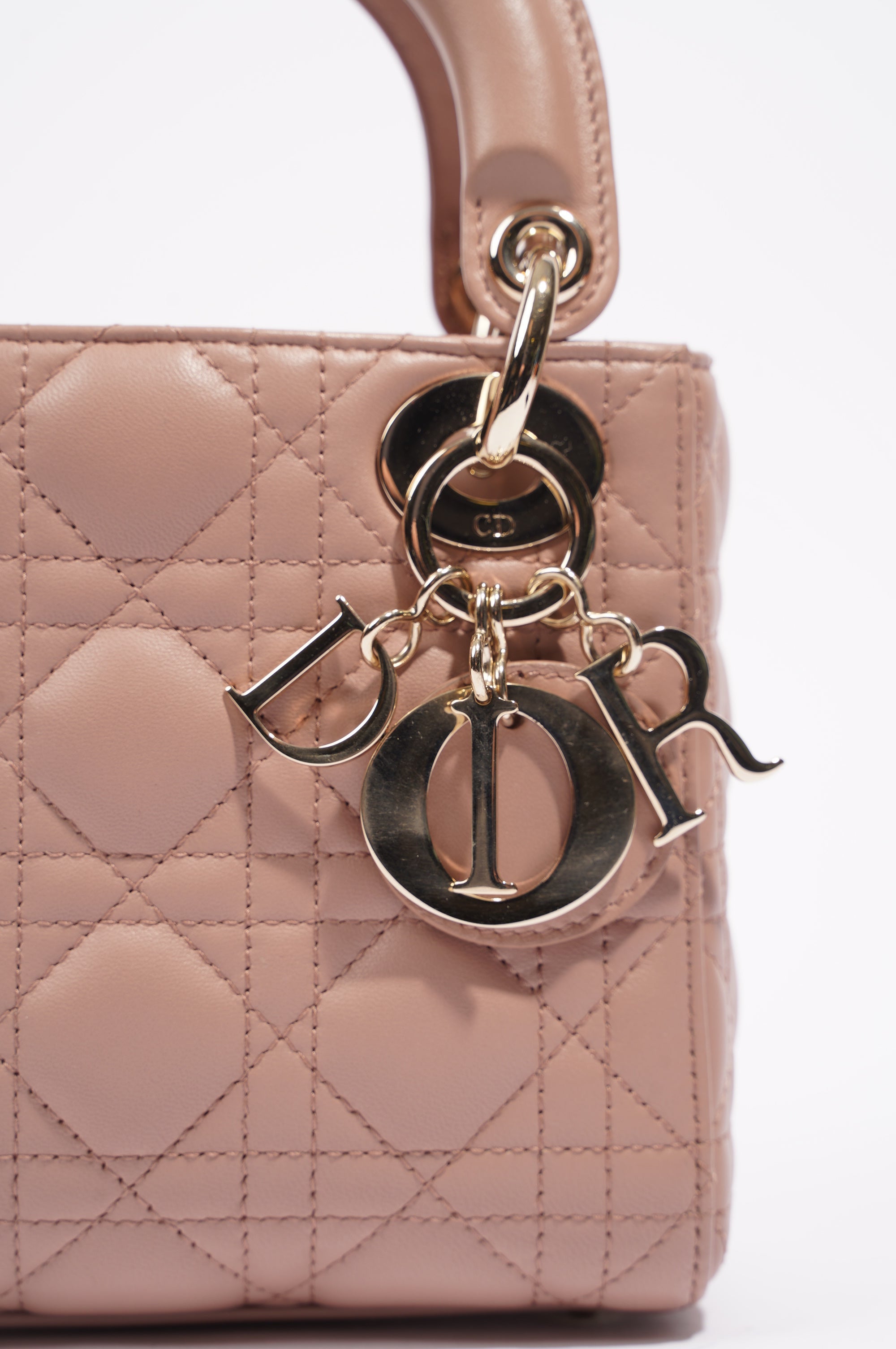 Christian Dior Womens Lady Dior Pink Mini