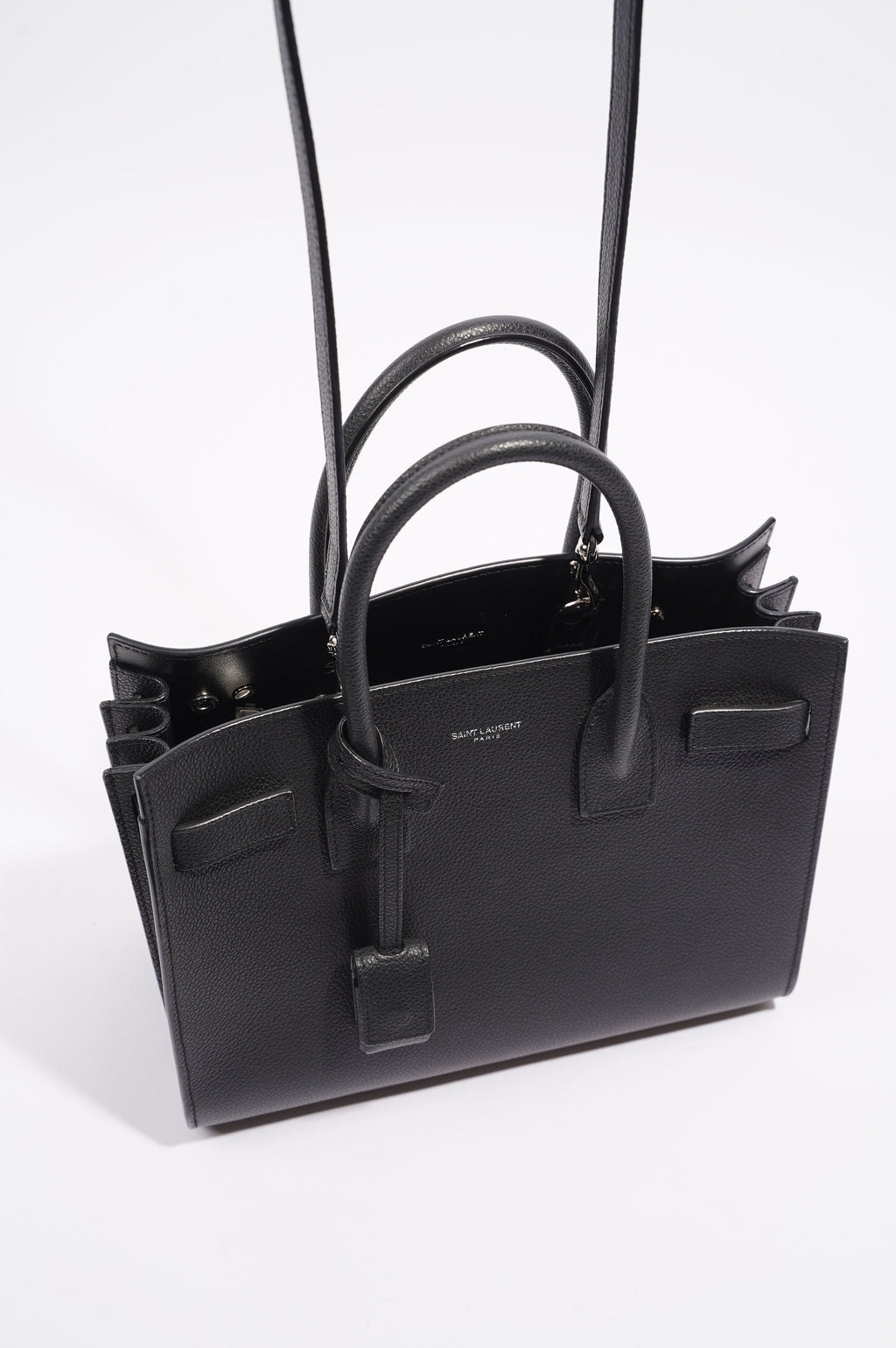 Saint Laurent Womens Sac De Jour Black Baby
