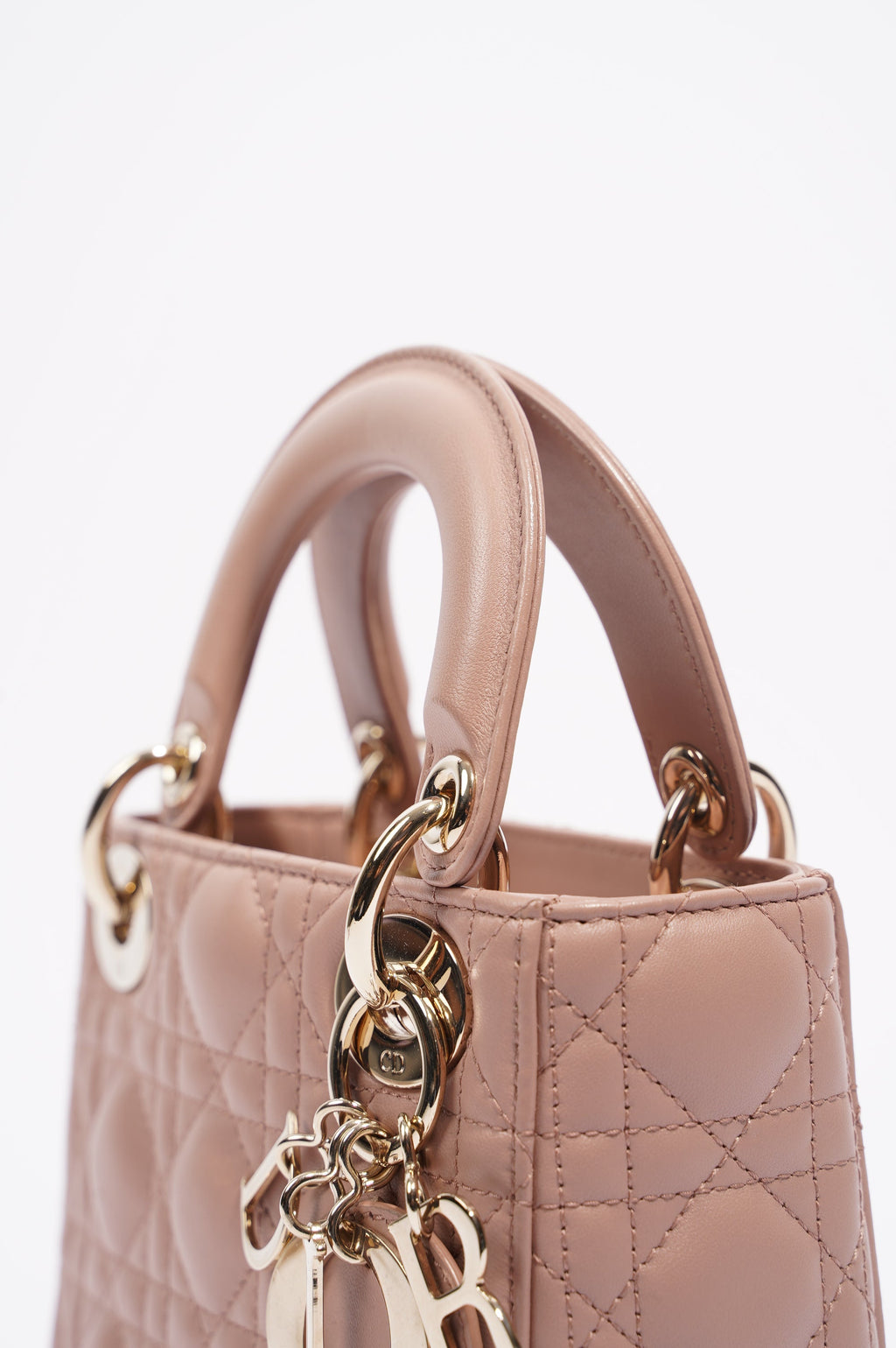 Christian Dior Womens Lady Dior Pink Mini