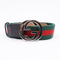 Gucci Mens Interlocking Belt Green / Red 95cm - 38"