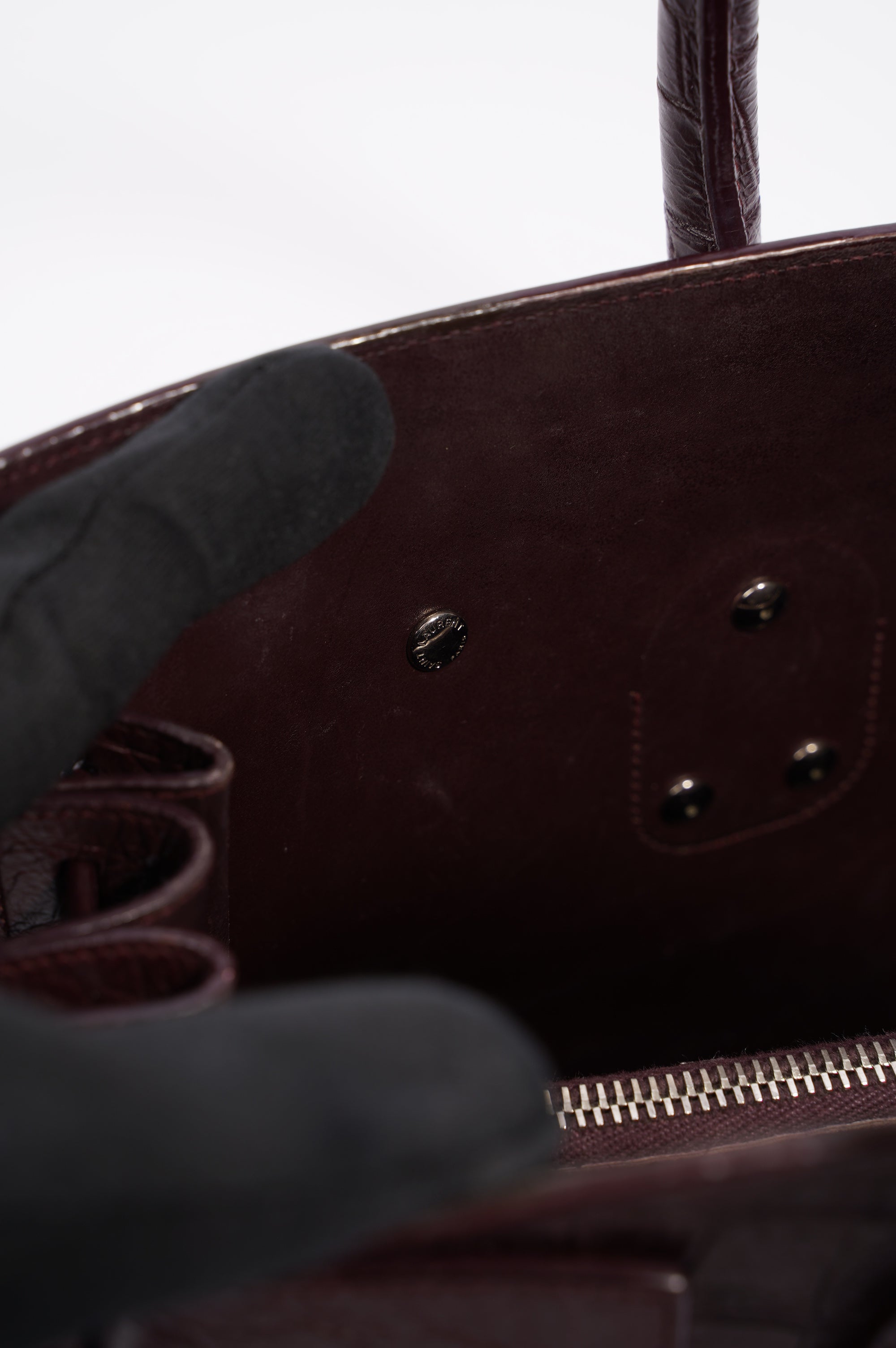 Saint Laurent Womens Sac De Jour Oxblood Small