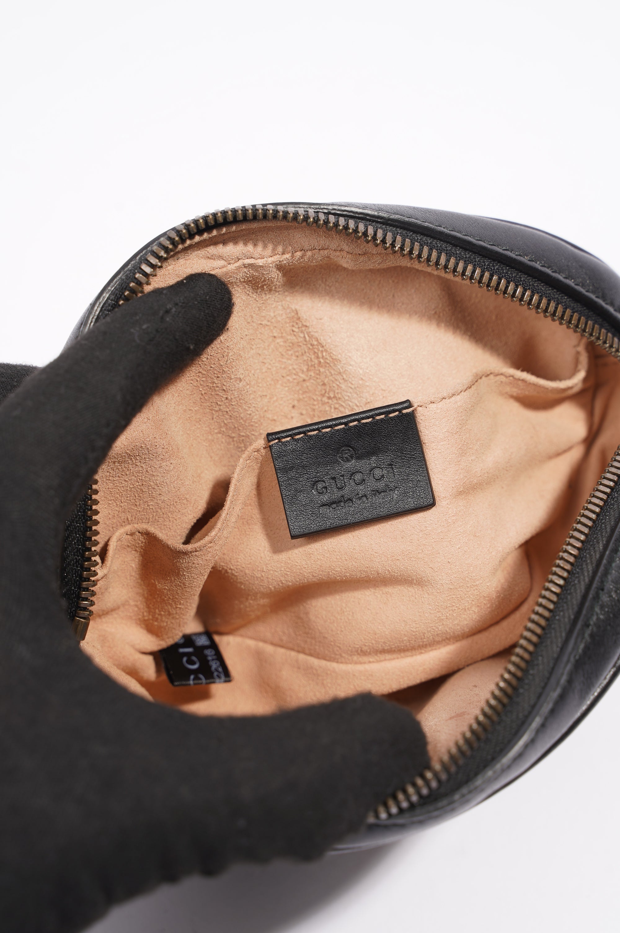 Gucci Marmont Belt Bag Black Leather