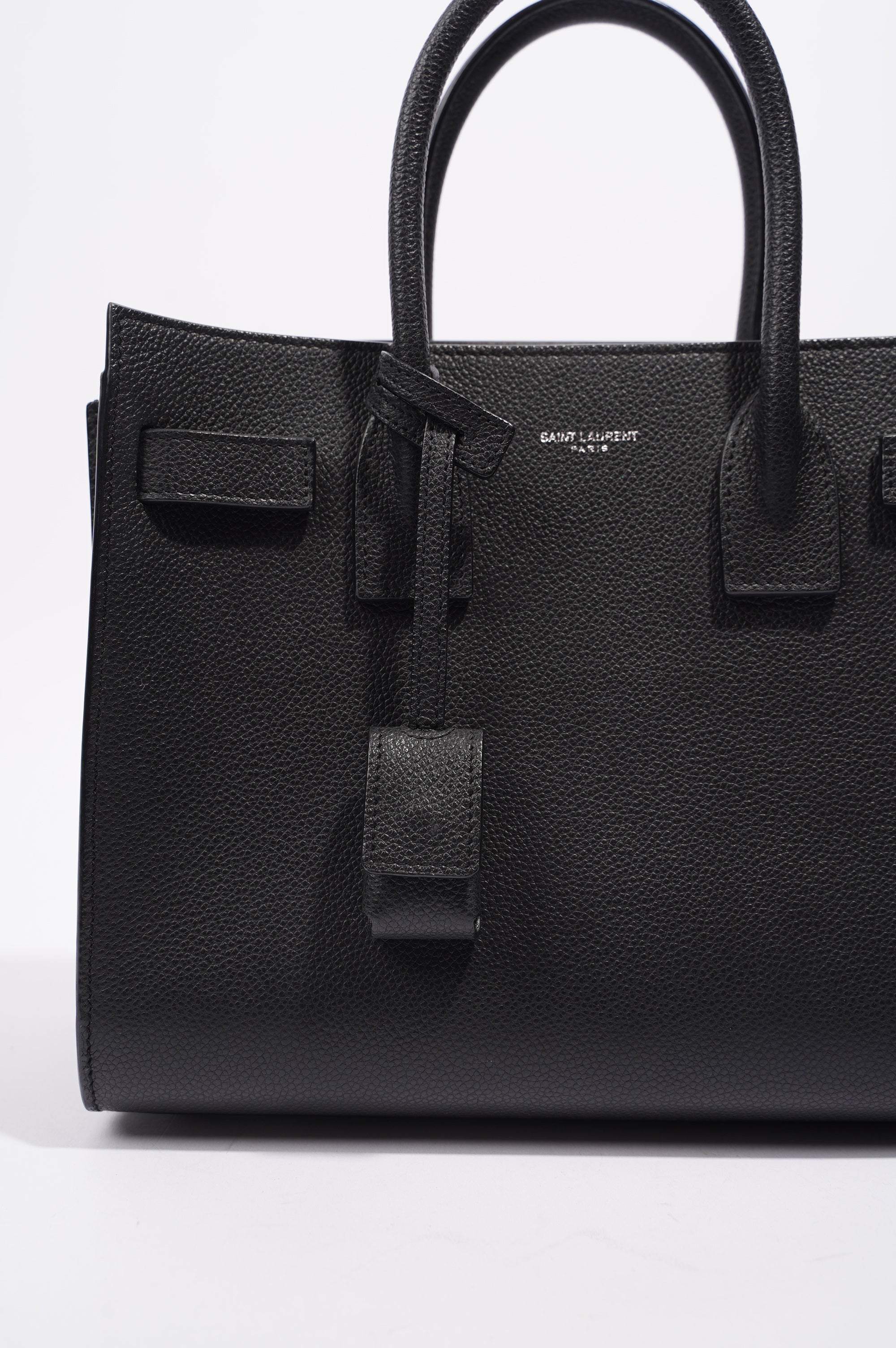 Saint Laurent Womens Sac De Jour Black Baby