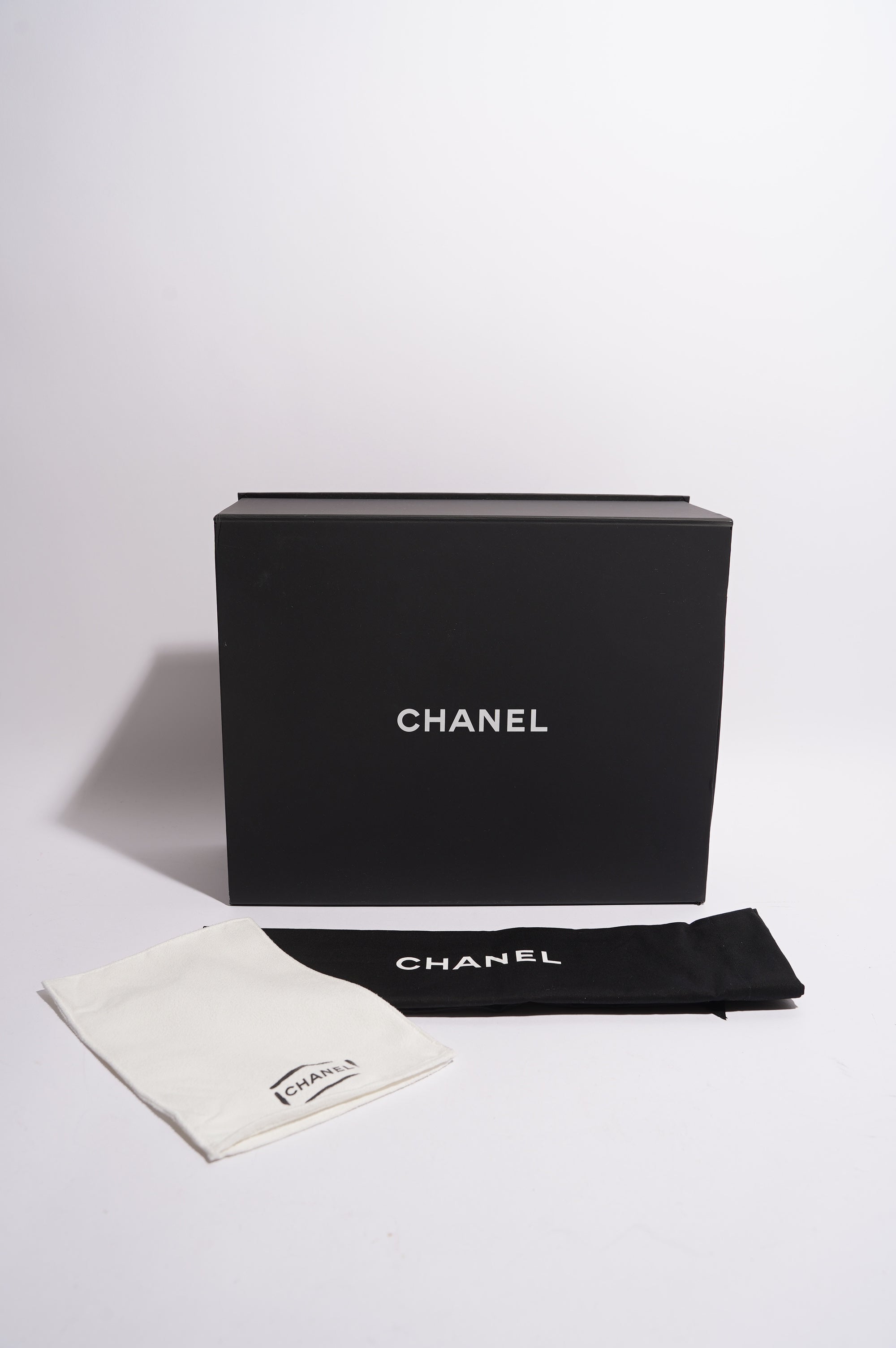 Chanel Lambskin Classic Double Flap Black Leather Small