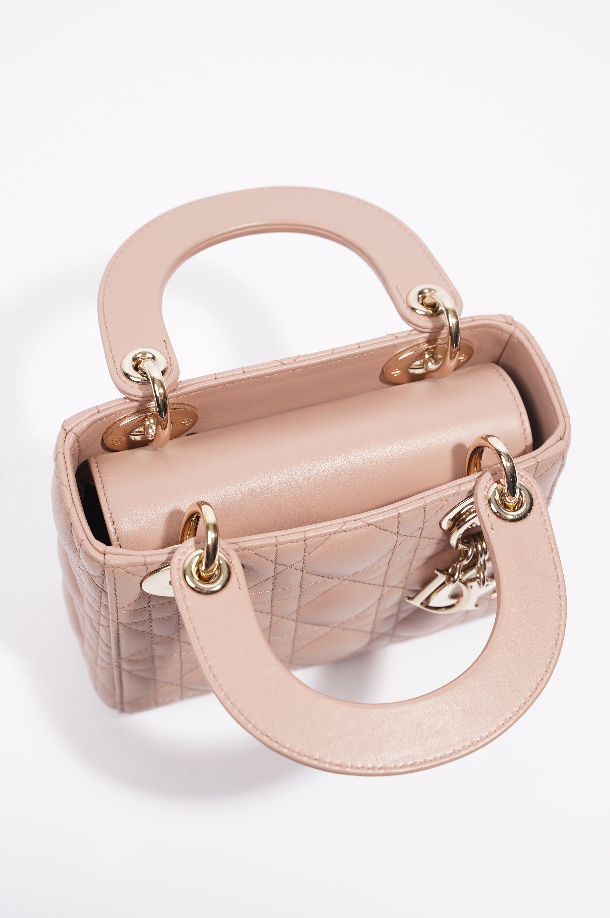 Christian Dior Womens Lady Dior Pink Mini