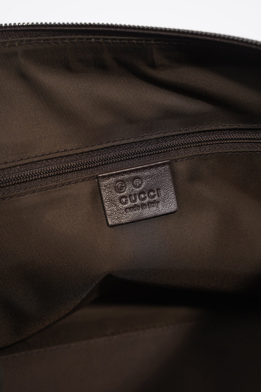 Gucci Canvas Boston Bag Beige / Brown