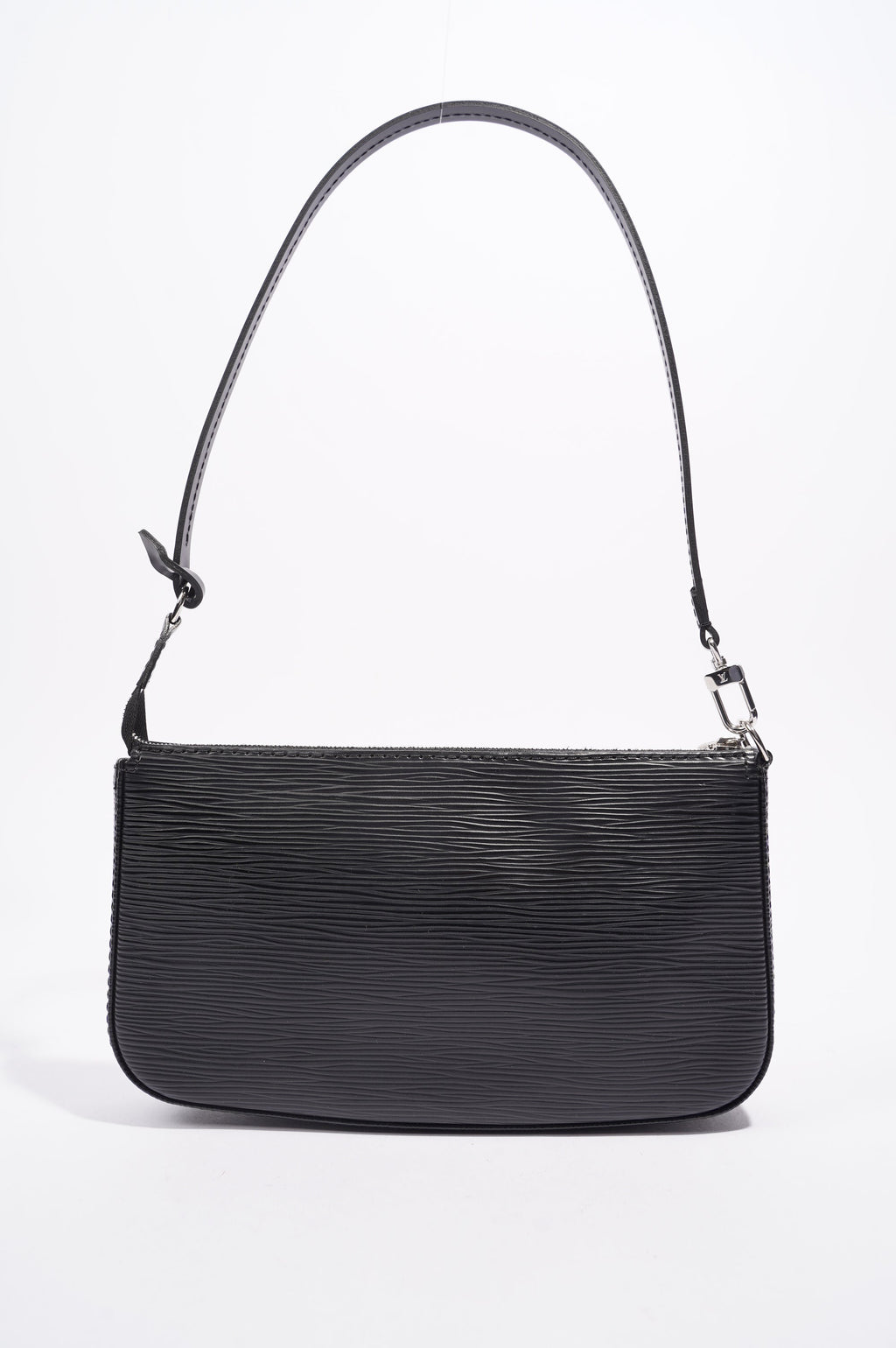 Louis Vuitton Womens Pochette Accessoires Black Epi Leather