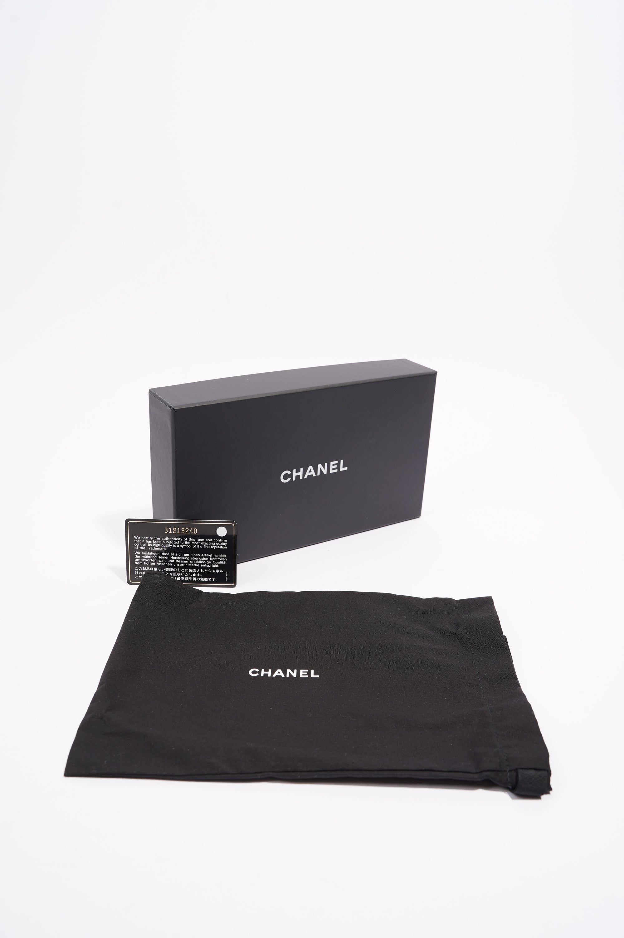 Chanel Womens Lambskin O Case Pink Small