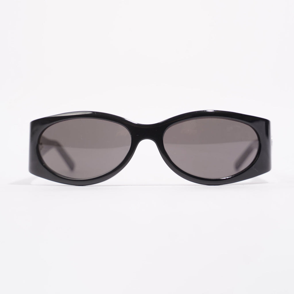 Gucci Womens Interlocking 90's Sunglasses Black Acetate 120