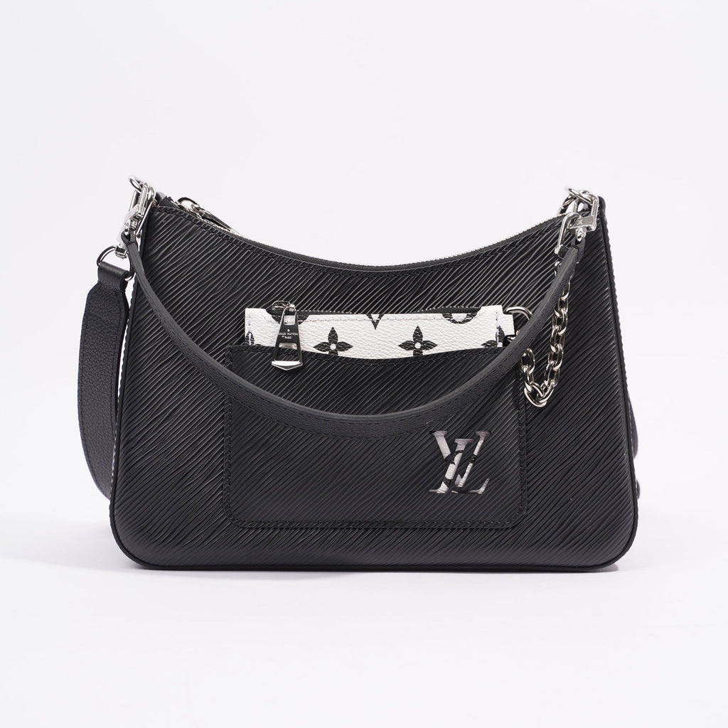 Louis Vuitton Womens Marelle Bag Black Epi Leather