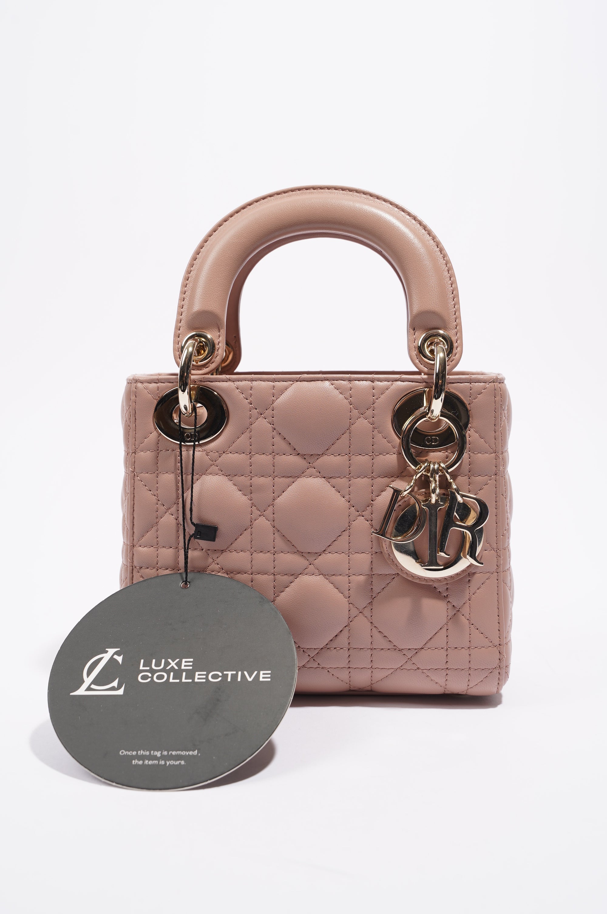 Christian Dior Womens Lady Dior Pink Mini