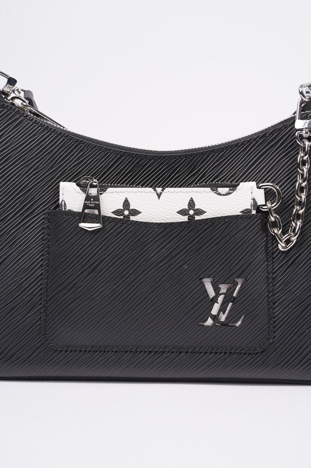 Louis Vuitton Womens Marelle Bag Black Epi Leather
