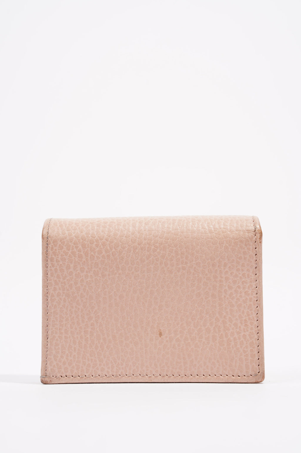 Gucci Womens Card Case GG Marmont Nude
