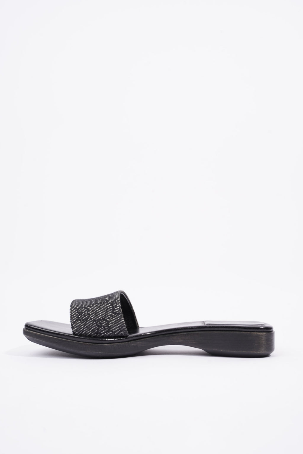 Gucci Womens GG Monogram Clog Black EU 37.5 / UK 4.5