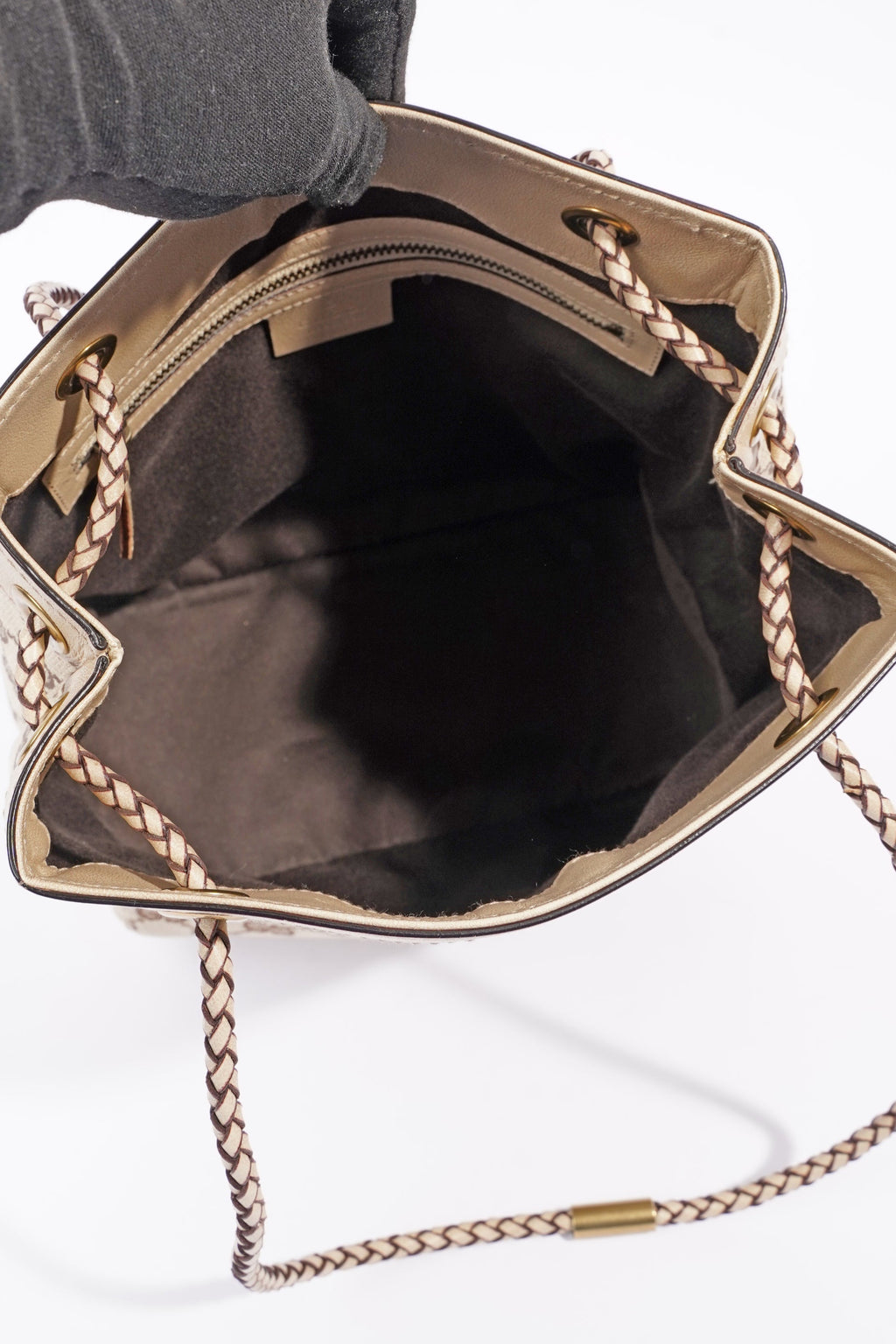 Gucci Womens Gifford Tote Bag Supreme Canvas