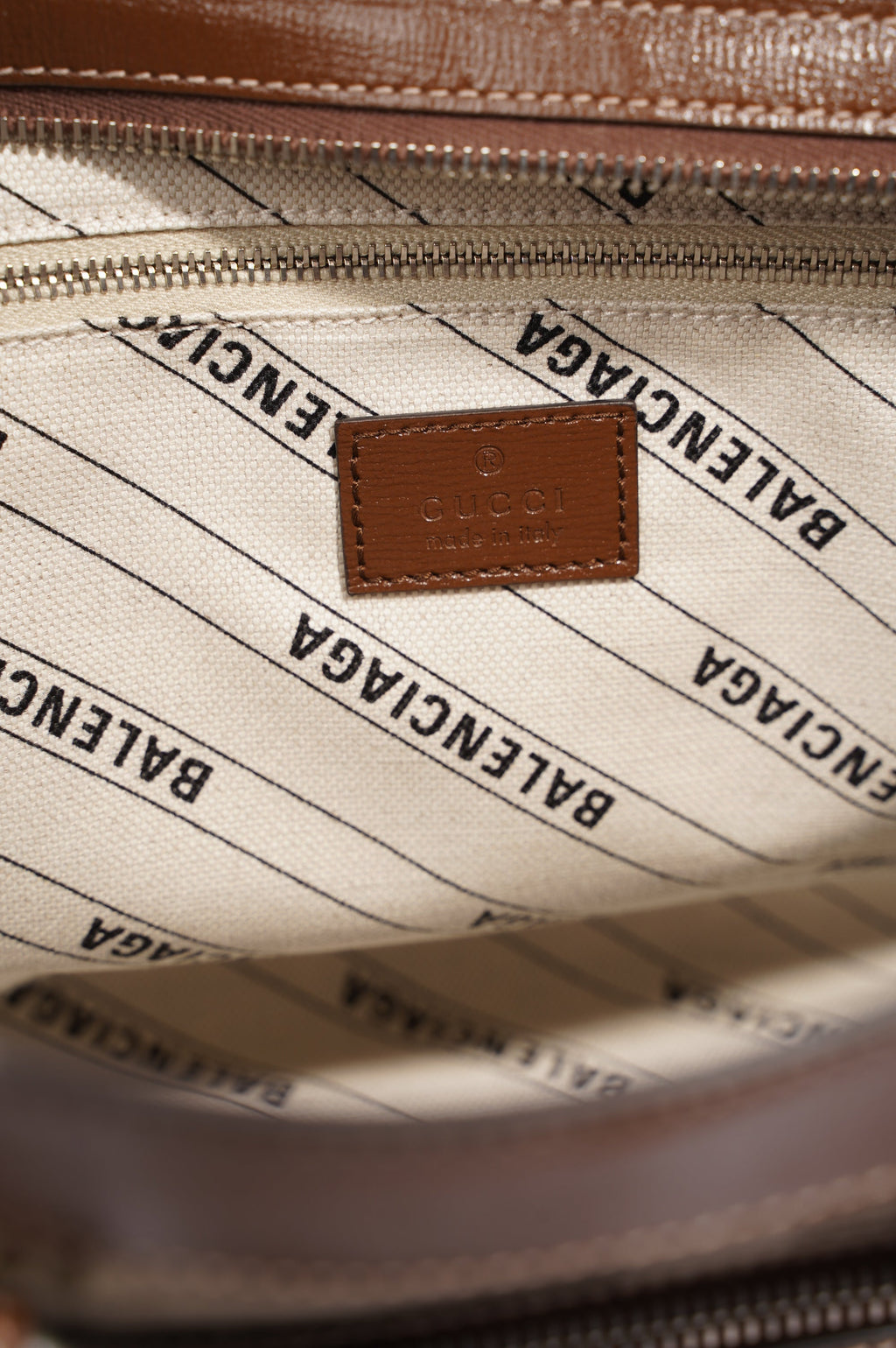 Gucci X Balenciaga Hacker Project GG Neo Classic Bag Brown Medium