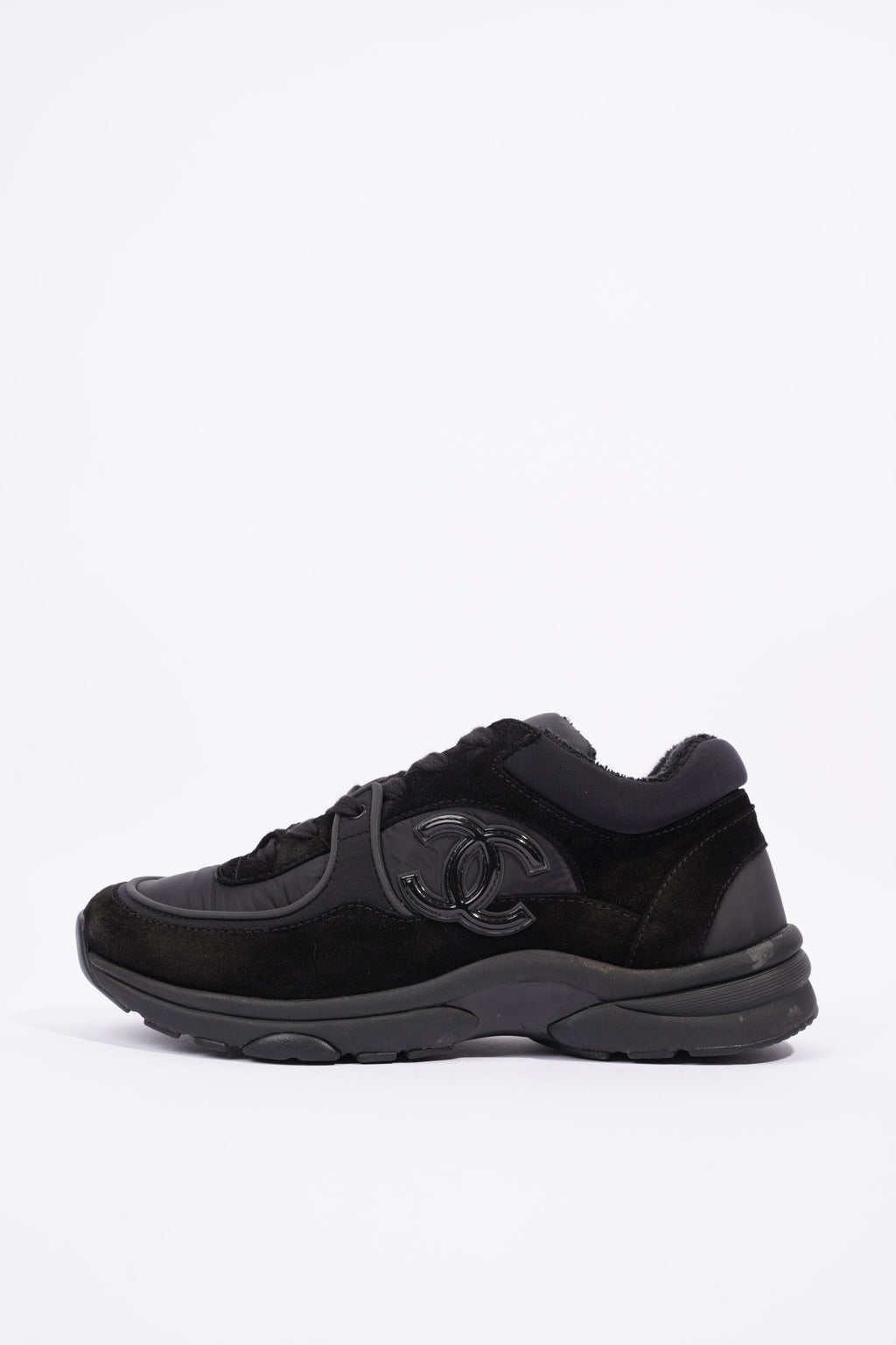 Chanel Womens Runners Black EU 38.5 / UK  5.5