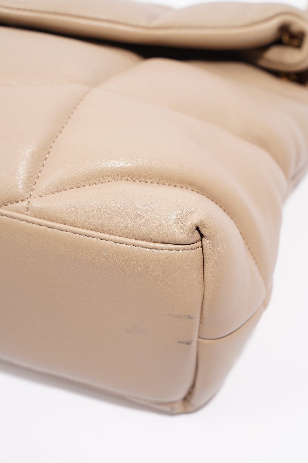 Saint Laurent Womens Lou Lou Beige Medium