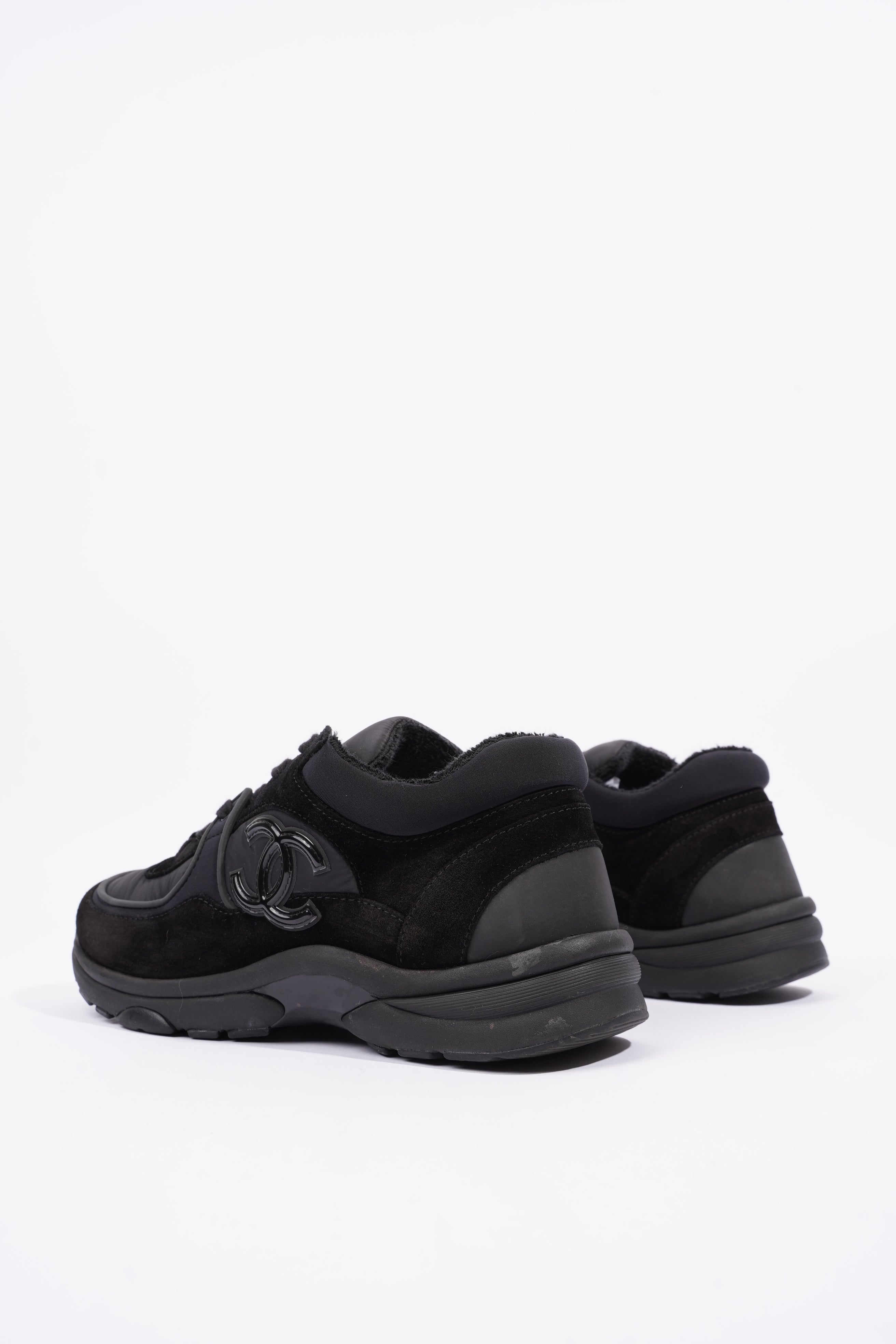 Chanel Womens Runners Black EU 38.5 / UK  5.5