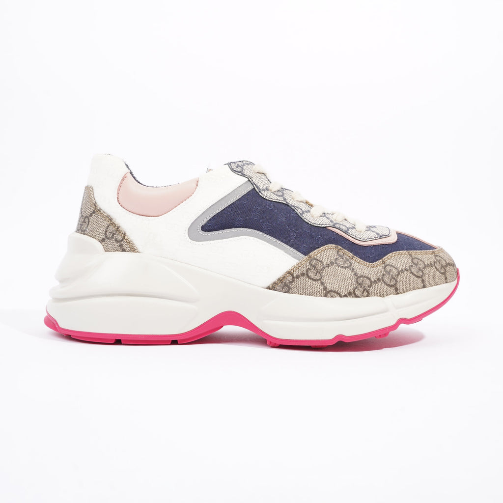 Gucci Womens Rhyton Supreme / Blue / Pink EU 38.5 / UK 5.5