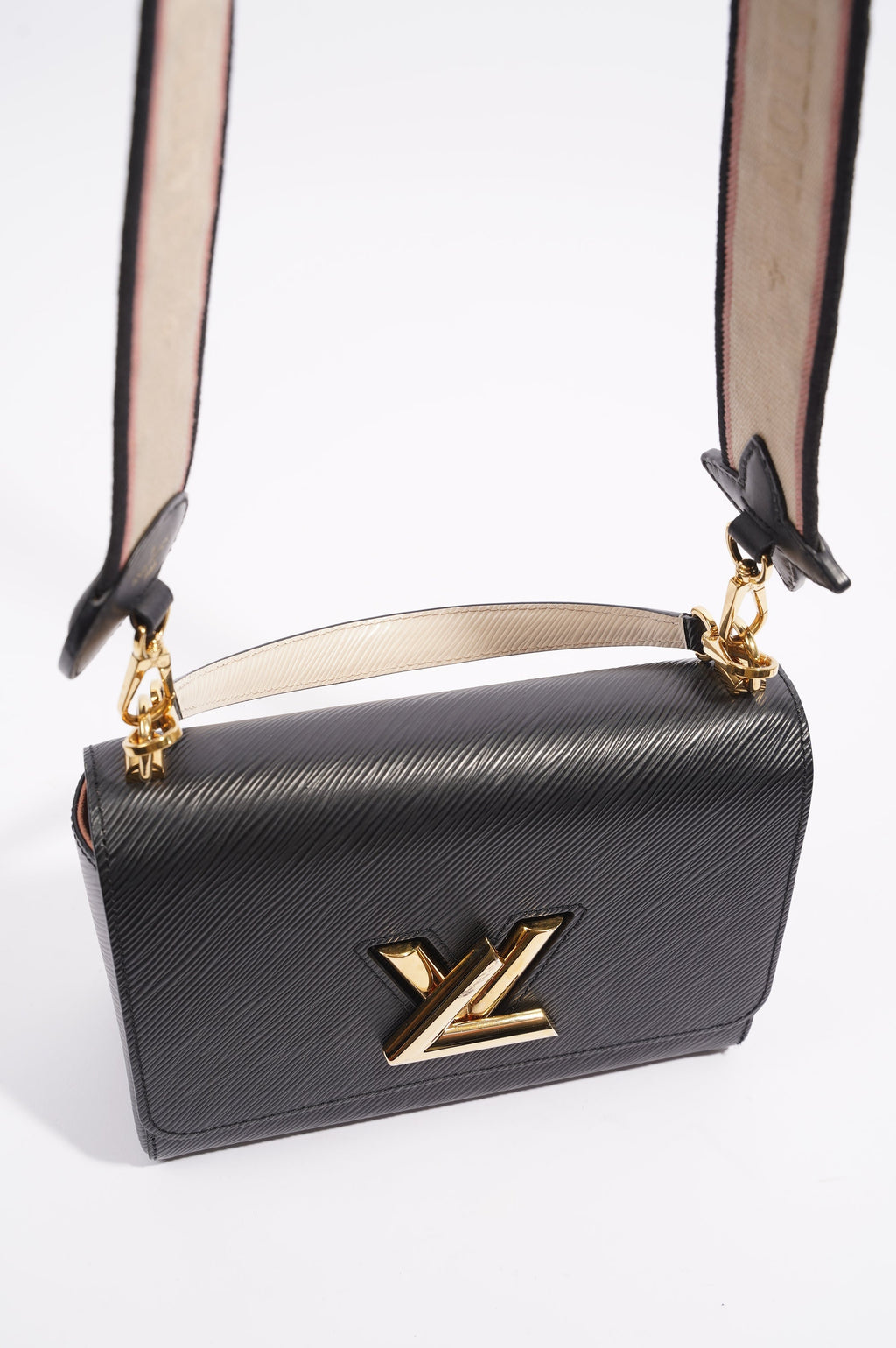 Louis Vuitton Womens Twist Black Epi Leather