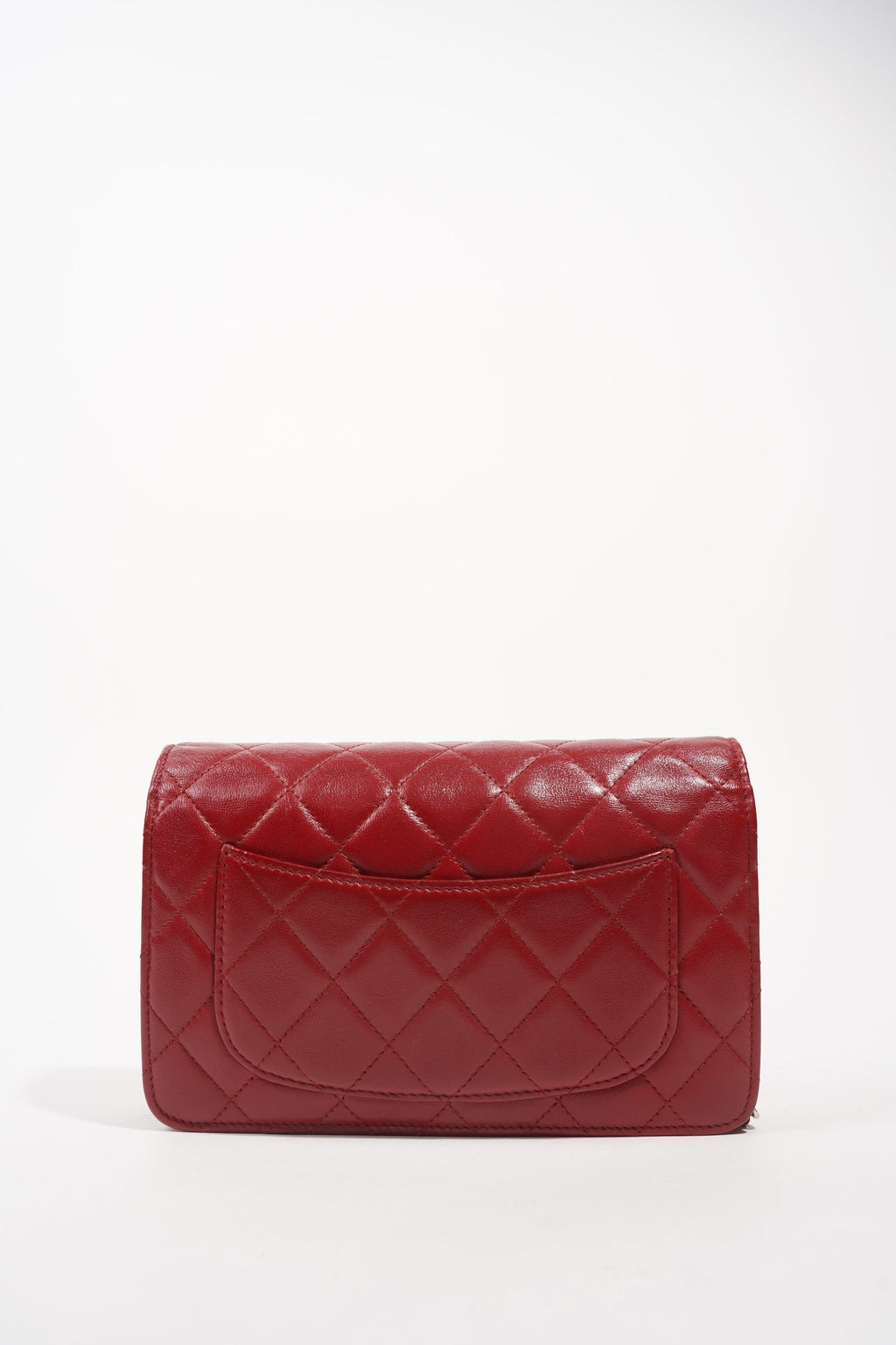 Chanel Womens Wallet On Chain Burgundy