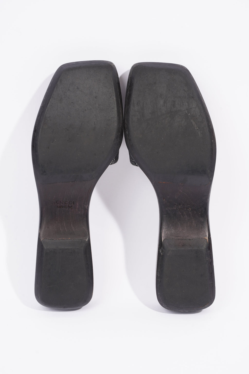 Gucci Womens GG Monogram Clog Black EU 37.5 / UK 4.5