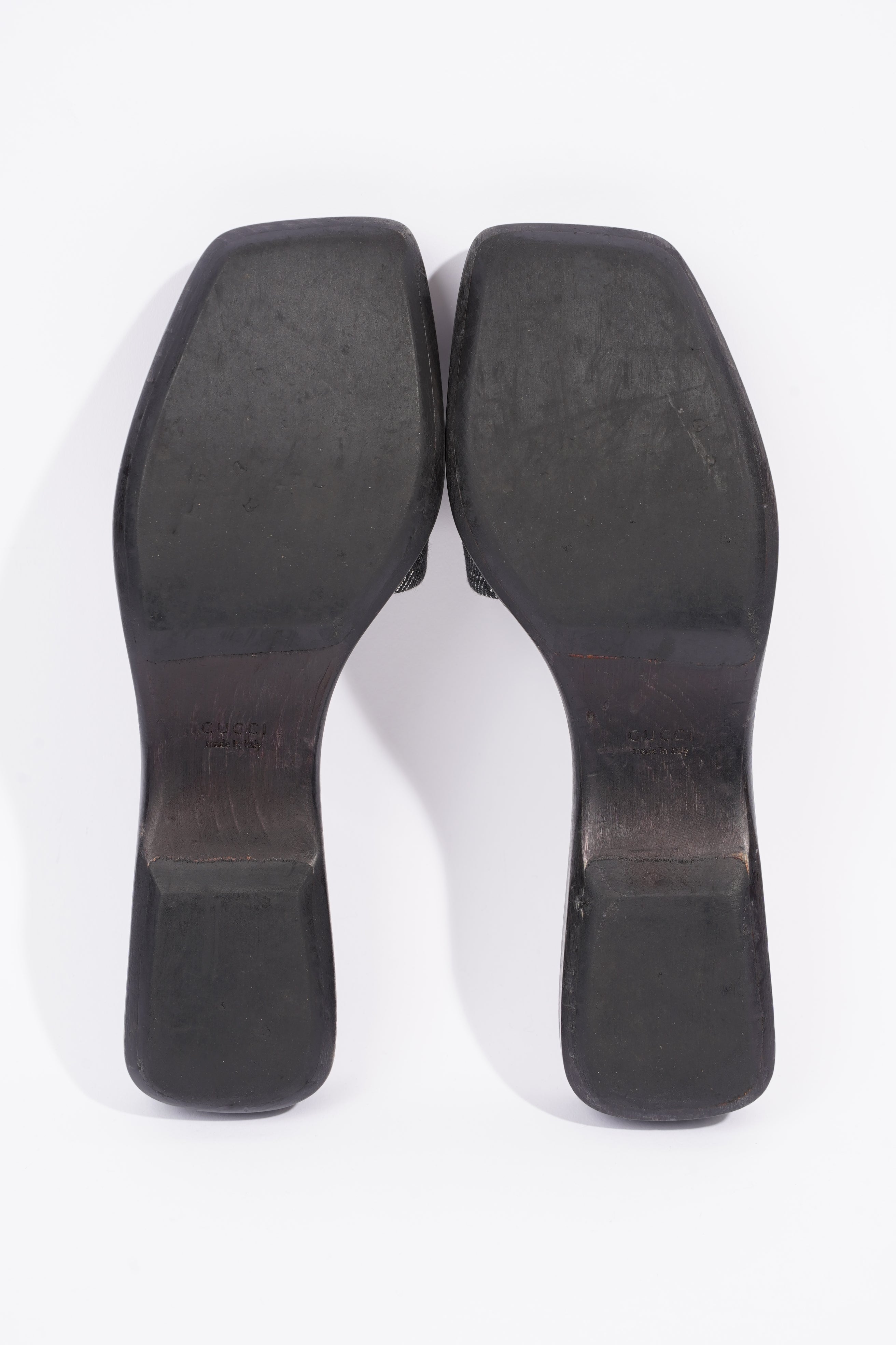 Gucci Womens GG Monogram Clog Black EU 37.5 / UK 4.5