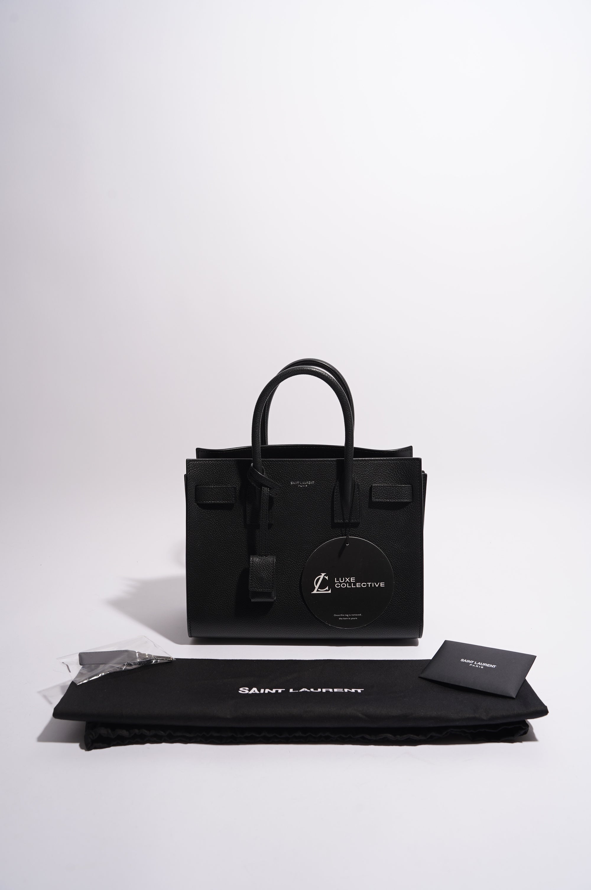 Saint Laurent Womens Sac De Jour Black Baby