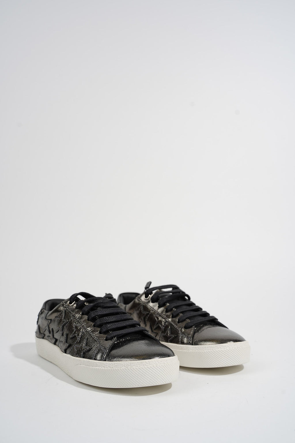Saint Laurent Womens Lace Up Sneaker EU 34 /  UK 1