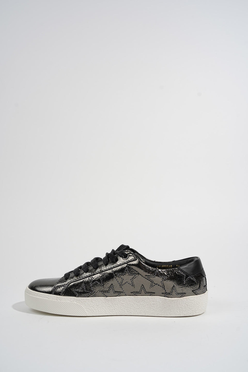Saint Laurent Womens Lace Up Sneaker EU 34 /  UK 1