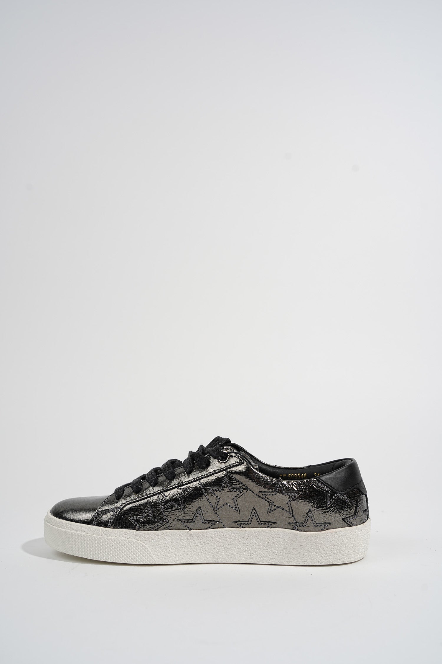 Saint Laurent Womens Lace Up Sneaker EU 34 /  UK 1
