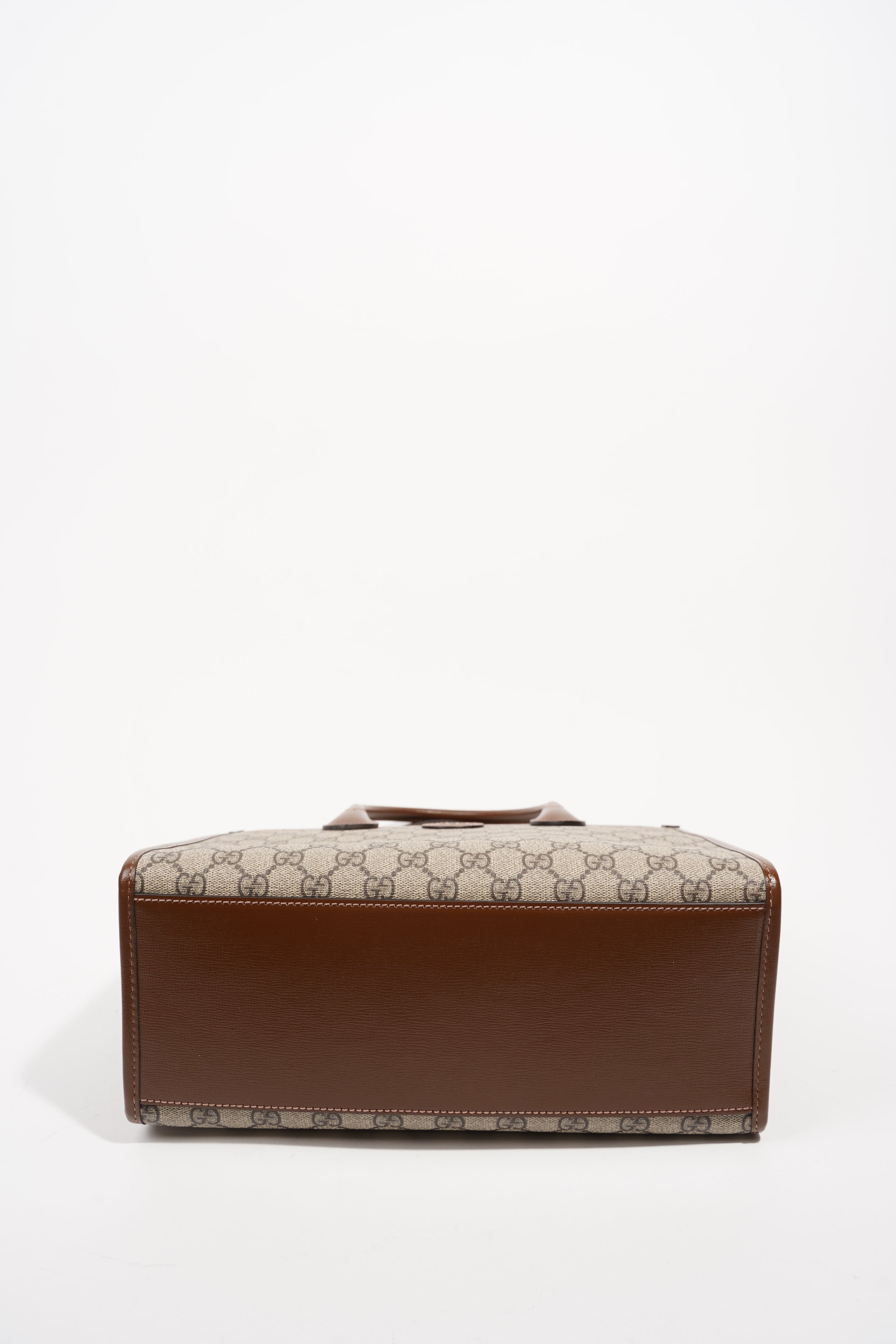 Gucci Womens Top Handle GG Tote Supreme Small