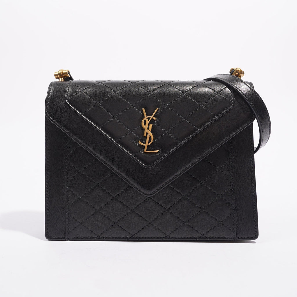Saint Laurent Womens Gaby Satchel Black Mini