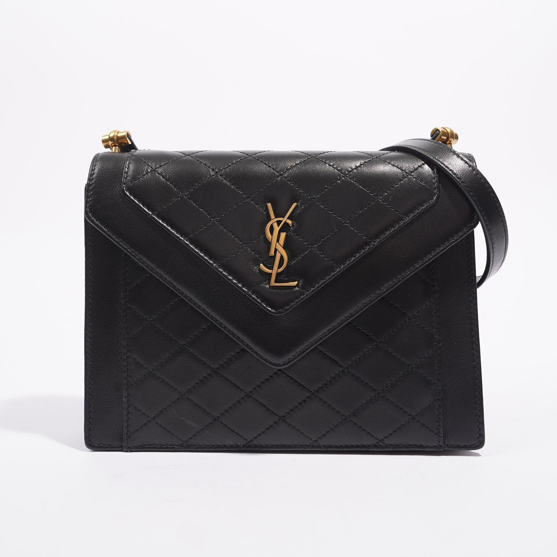 Saint Laurent Womens Gaby Satchel Black Mini