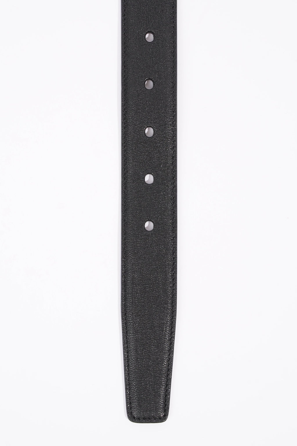 Saint Laurent Womens YSL Logo Belt Black 90cm