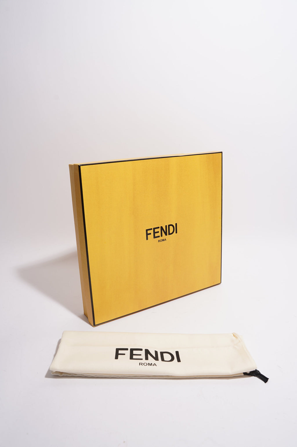 Fendi Womens Utility Belt Orange Leather 100cm