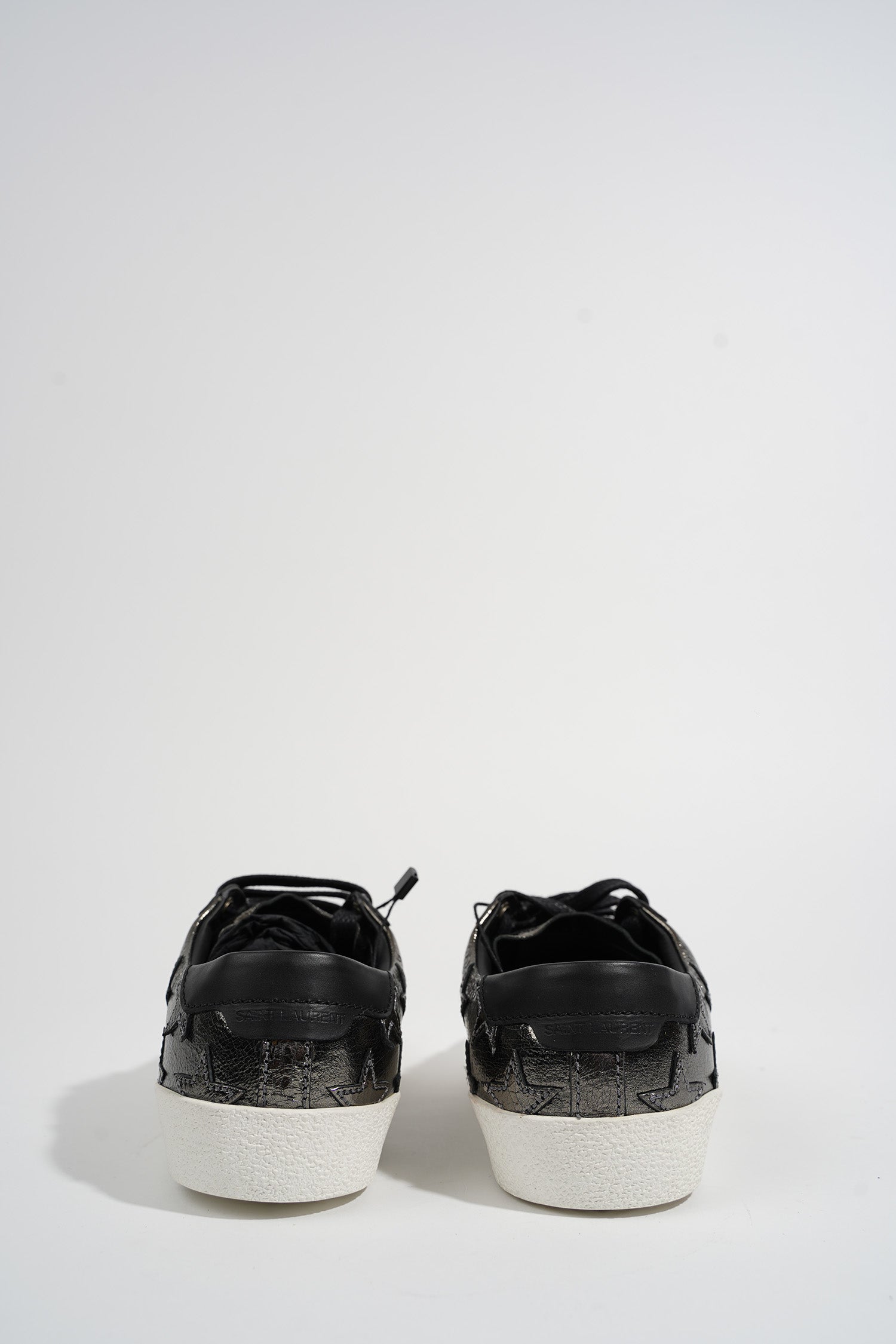 Saint Laurent Womens Lace Up Sneaker EU 34 /  UK 1