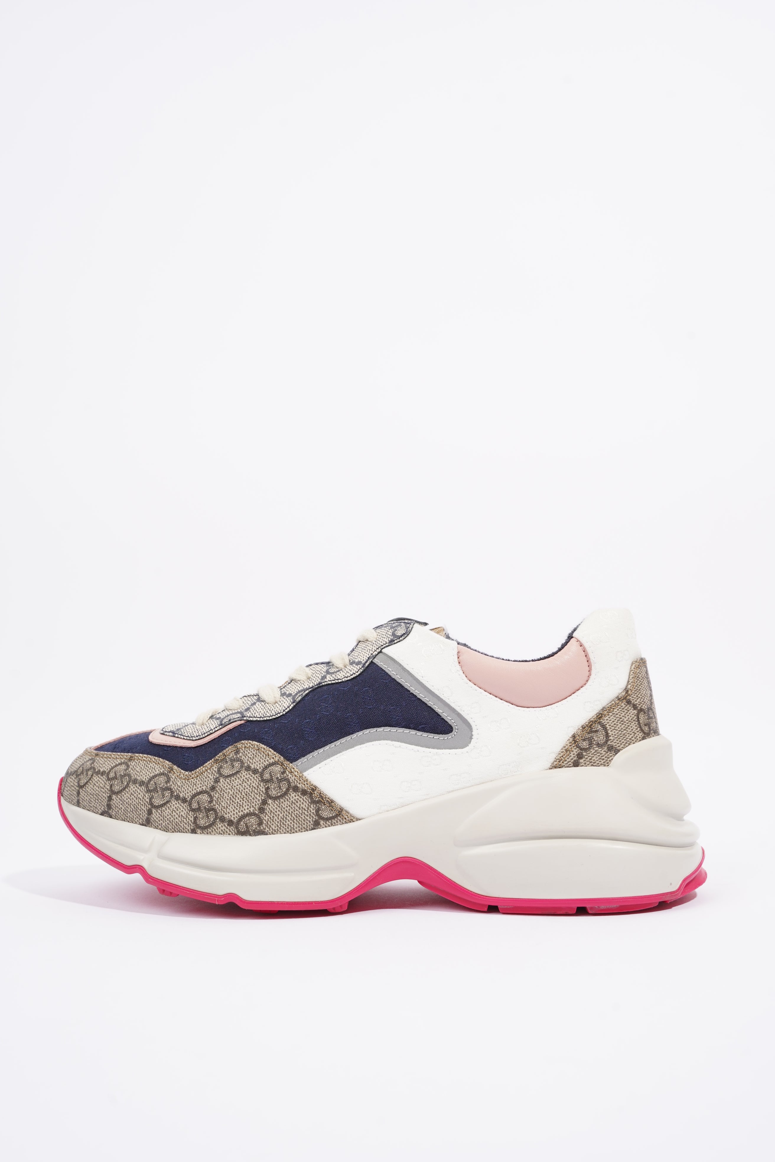 Gucci Womens Rhyton Supreme / Blue / Pink EU 38.5 / UK 5.5