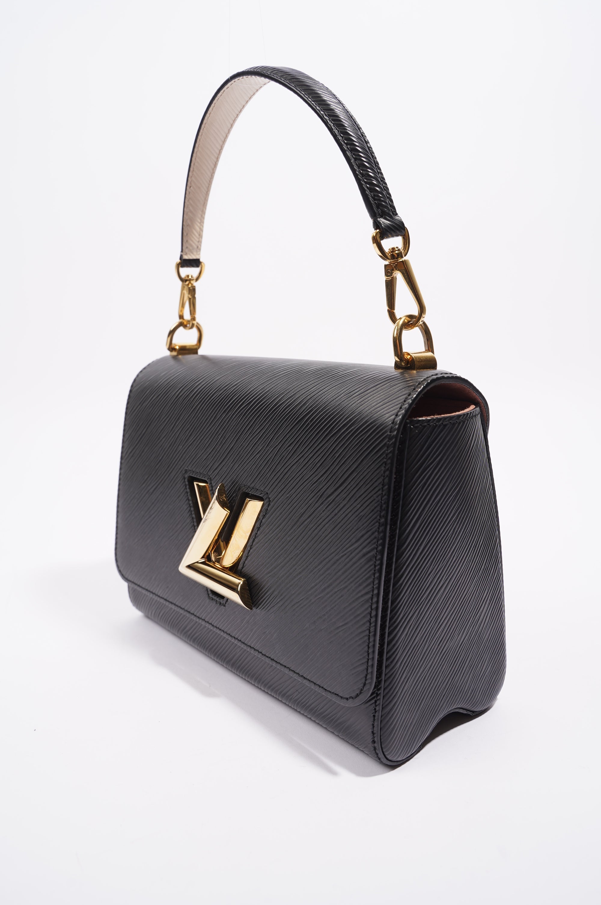 Louis Vuitton Womens Twist Black Epi Leather