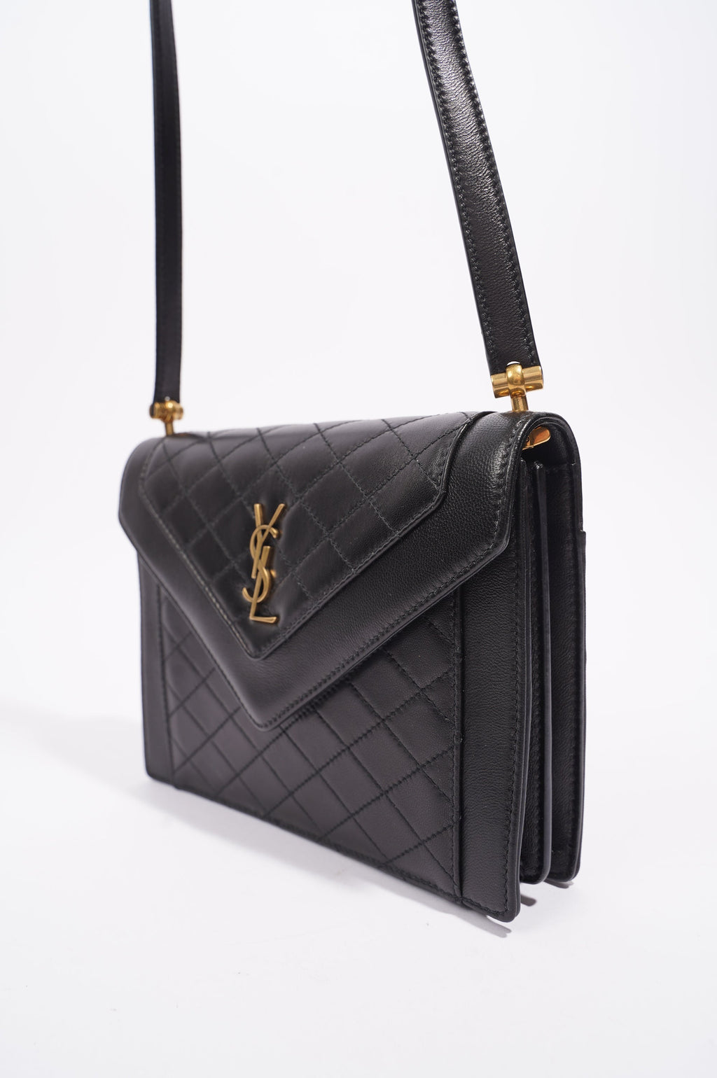 Saint Laurent Womens Gaby Satchel Black Mini
