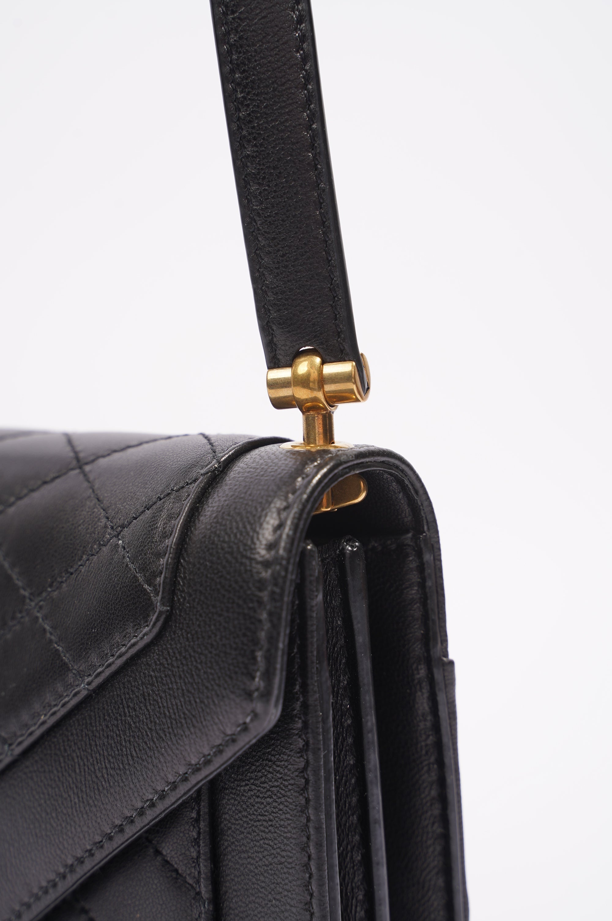 Saint Laurent Womens Gaby Satchel Black Mini